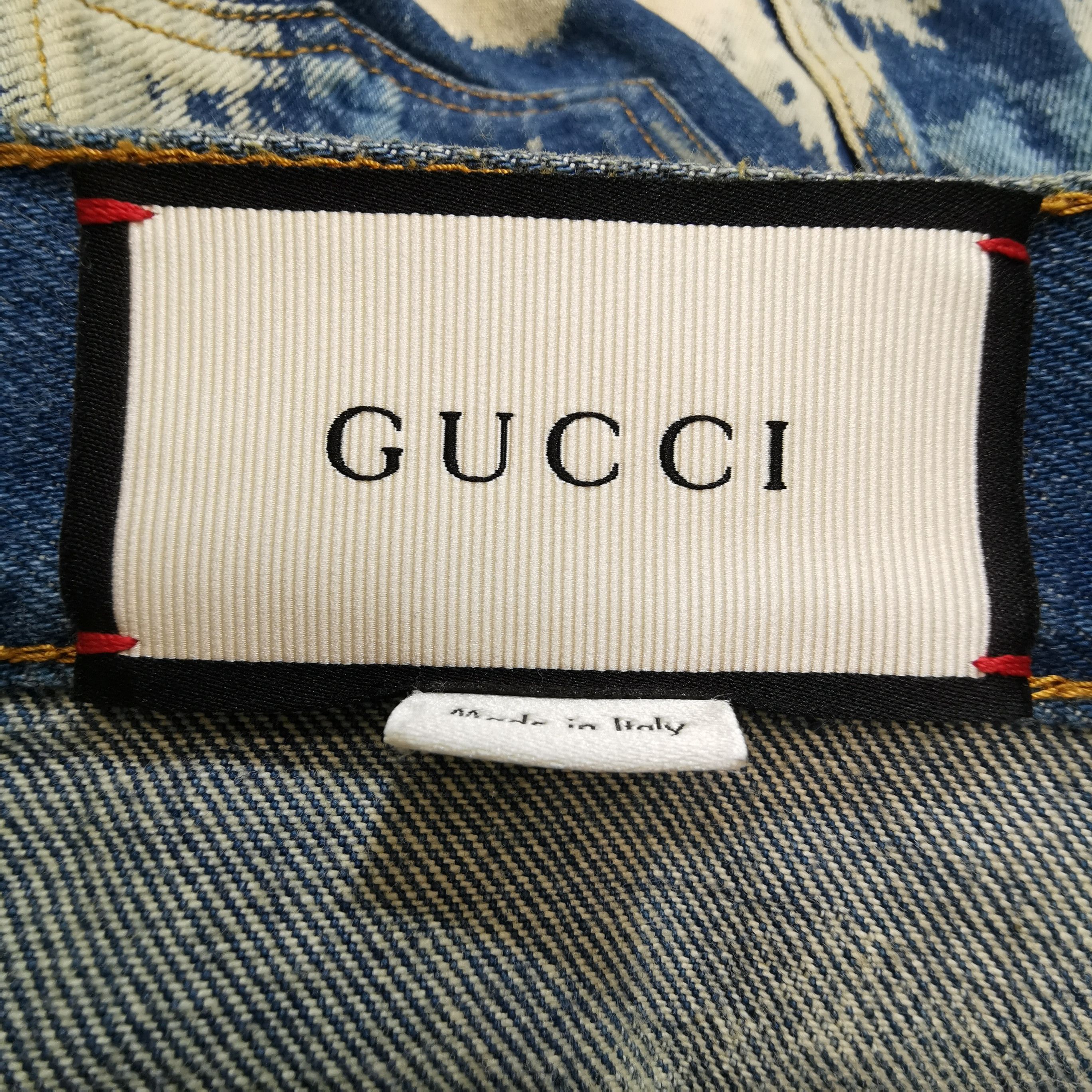 Gucci Gucci Floral Embroidered Acid Wash Denim Mini Skirt 40 Size 27" / US 4 / IT 40 - 4 Thumbnail