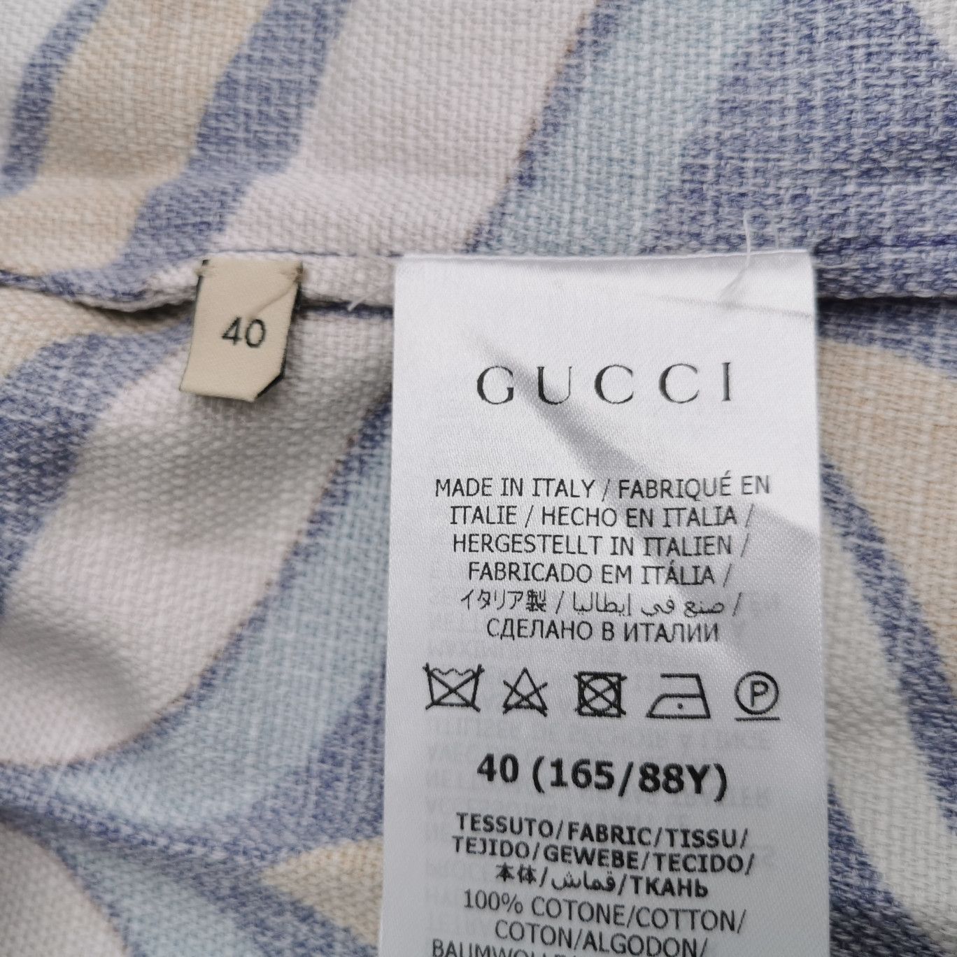 Gucci Gucci x Adidas Geometric Button Up Shirt Size 40 Size S / US 4 / IT 40 - 5 Thumbnail