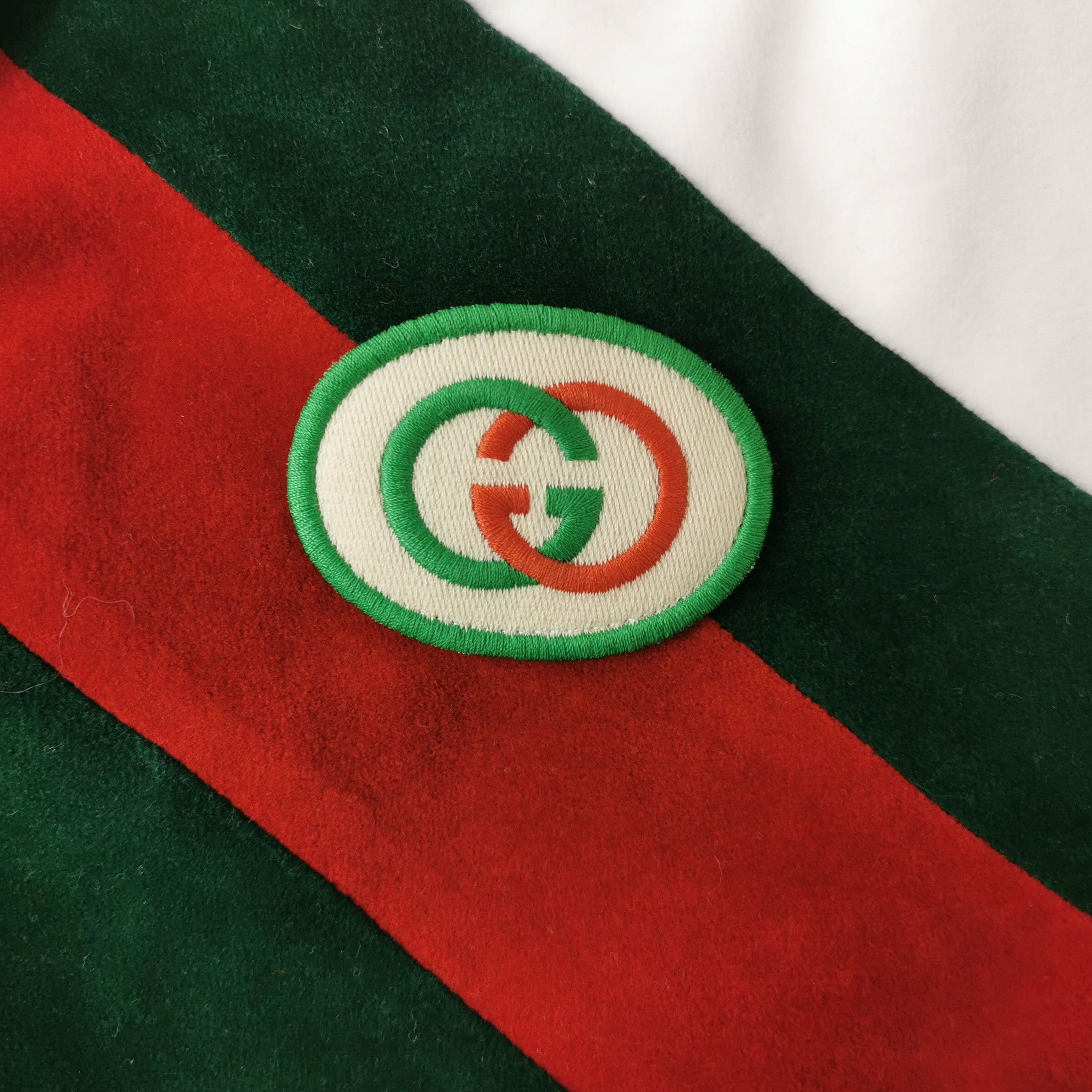 Gucci Gucci Striped Logo Patch Hoodie XS Size XS / US 0-2 / IT 36-38 - 3 Thumbnail