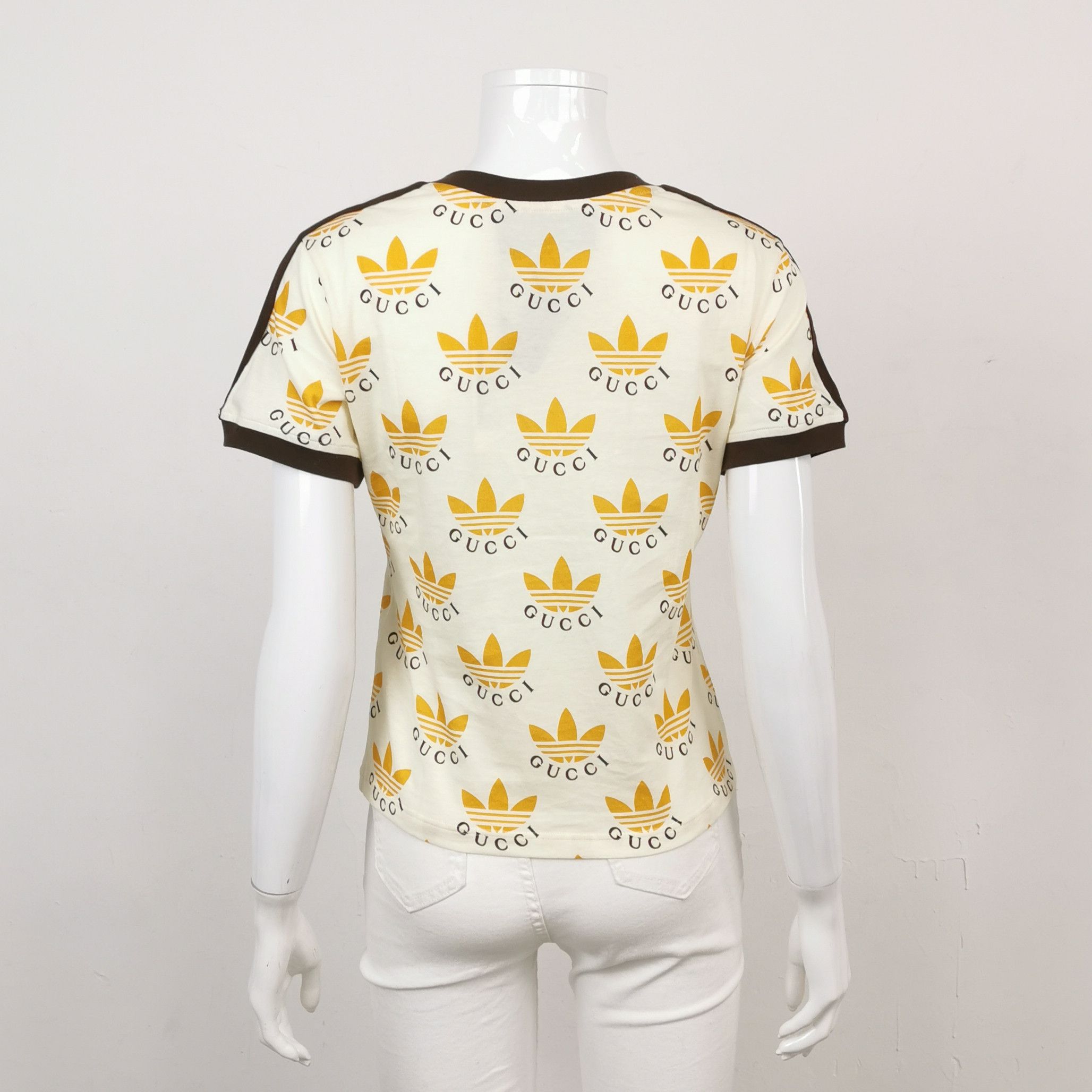 Gucci Gucci x Adidas Trefoil Logo T-Shirt Size XS Size US XS / EU 42 / 0 - 2 Thumbnail