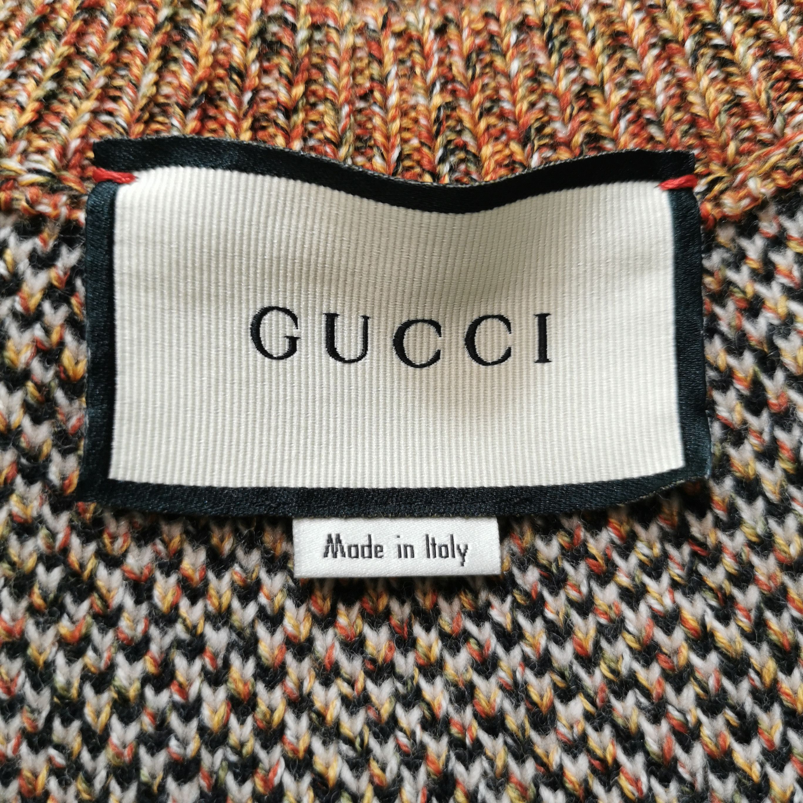 Gucci Gucci Graphic Wool Sweater Size L Size US L / EU 52-54 / 3 - 4 Thumbnail