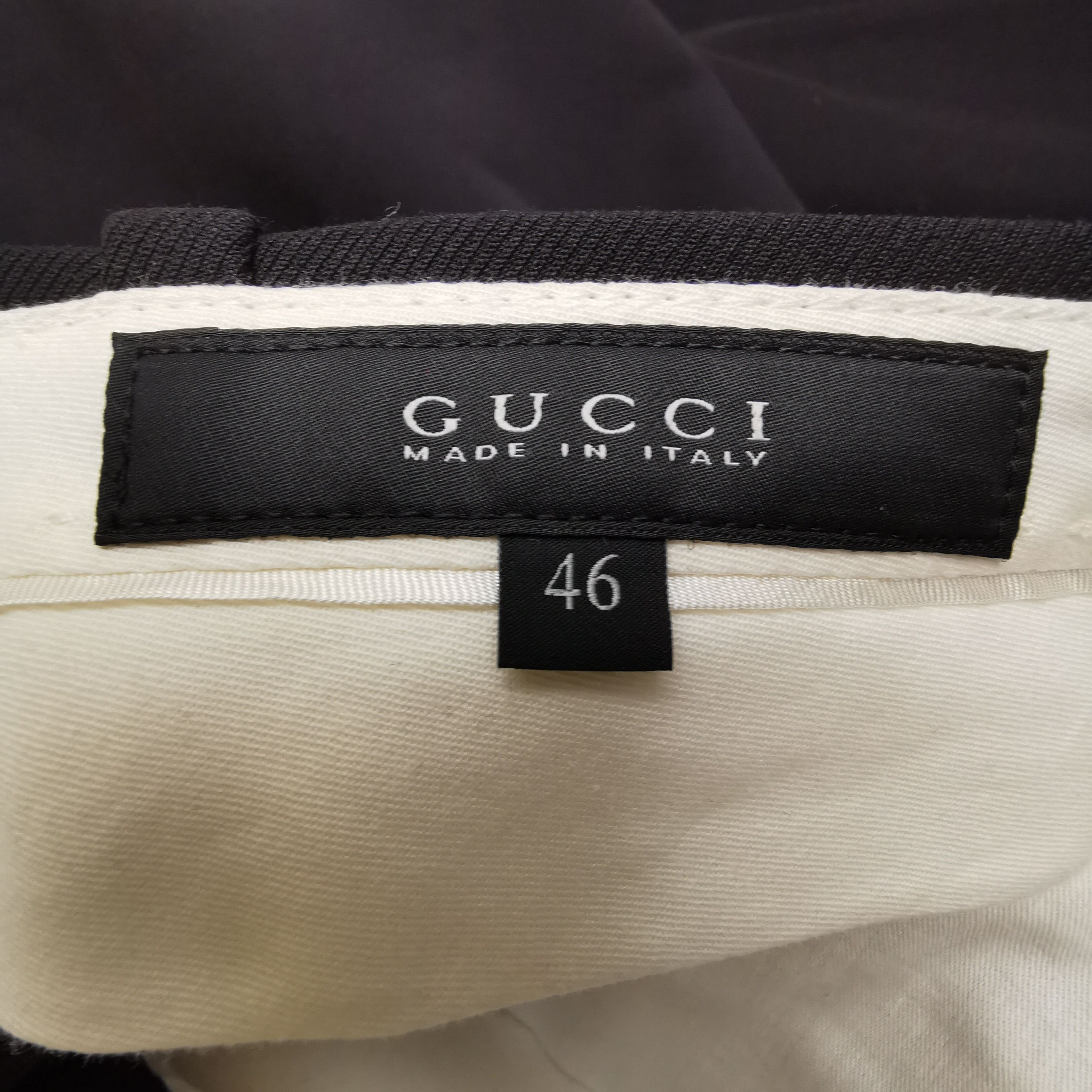 Gucci Gucci Solid Cotton-Blend Casual Pants Size 30 Size US 30 / EU 46 - 4 Thumbnail