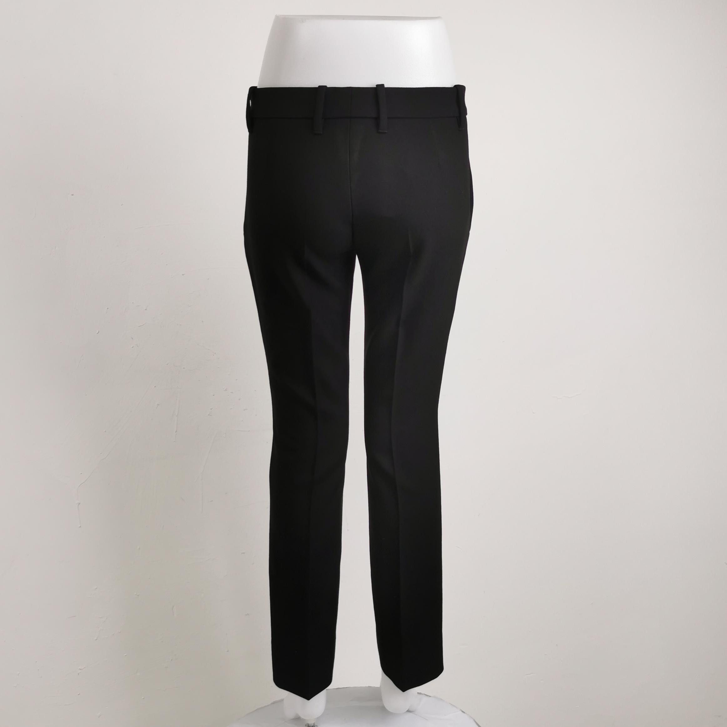 Gucci Gucci Black Wool Pants Size 36 Size 25" / US 0 / IT 36 - 2 Thumbnail