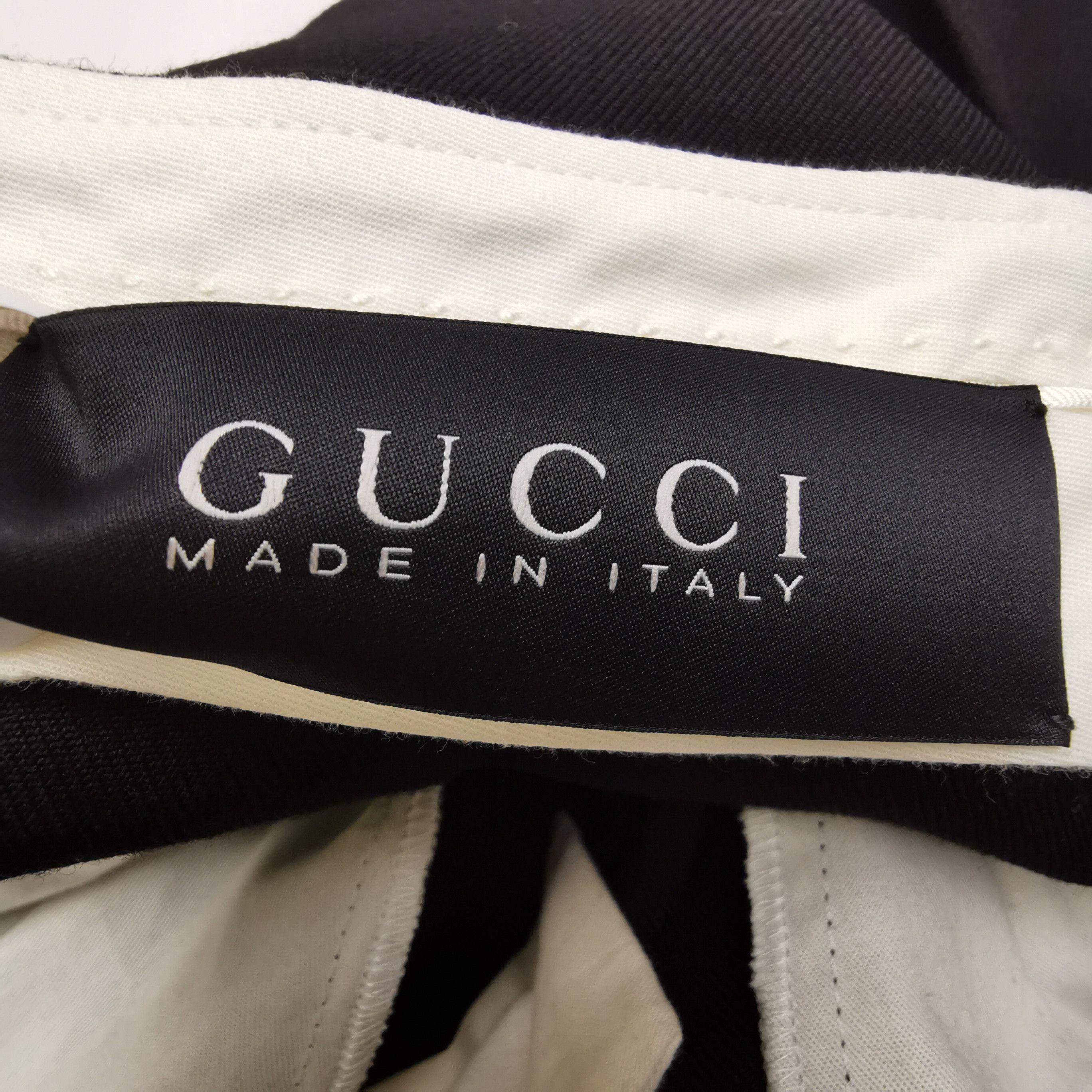 Gucci Gucci Black Wool Pants Size 36 Size 25" / US 0 / IT 36 - 4 Thumbnail