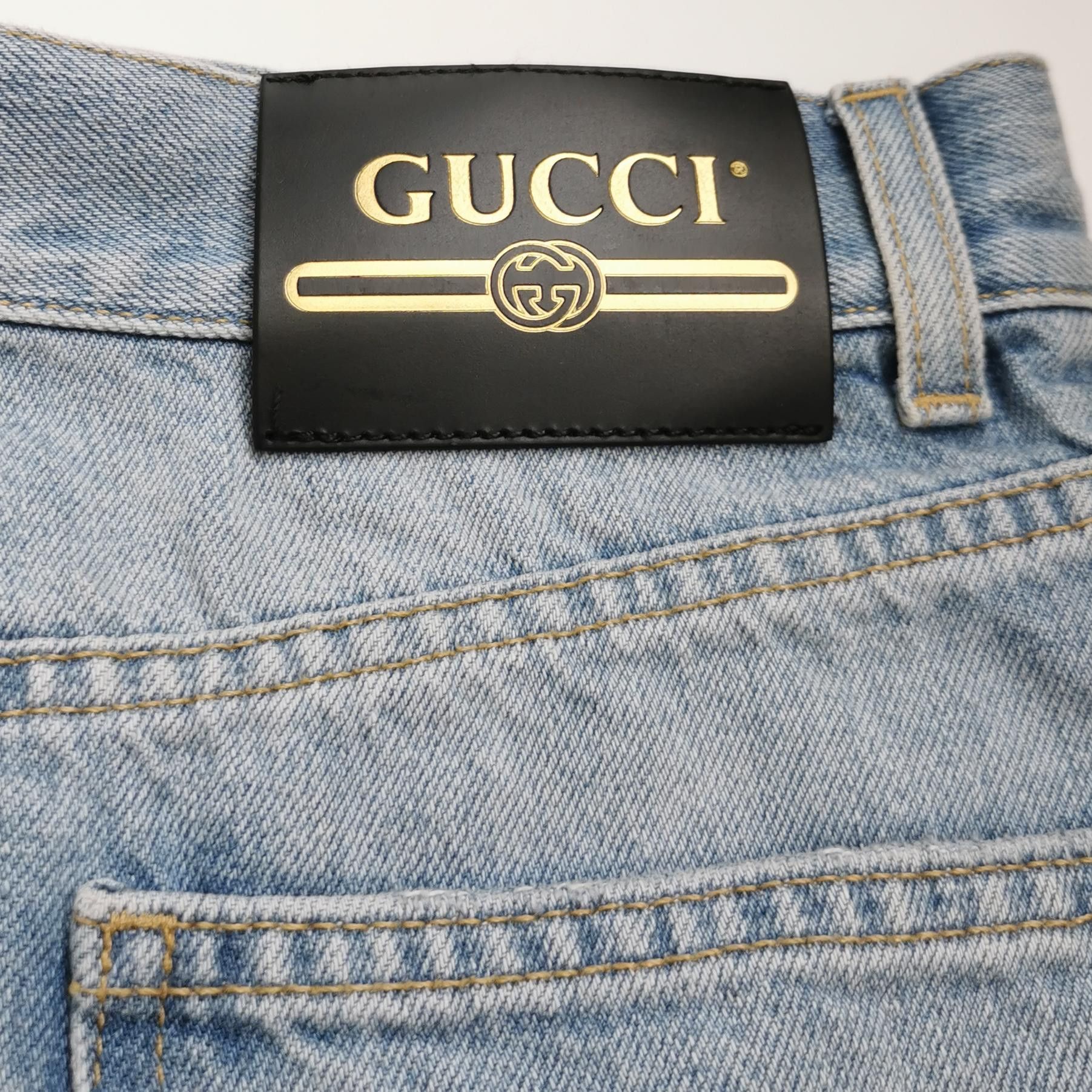 Gucci Gucci x Doraemon Denim Shorts Size 25 Size 25" / US 0 / IT 36 - 3 Thumbnail