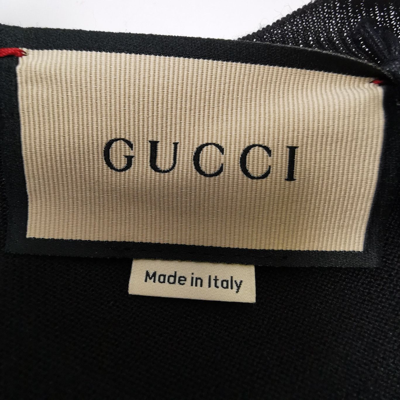 Gucci Gucci Black Wool Silk V-Neck Cardigan Size S Size S / US 4 / IT 40 - 6 Thumbnail