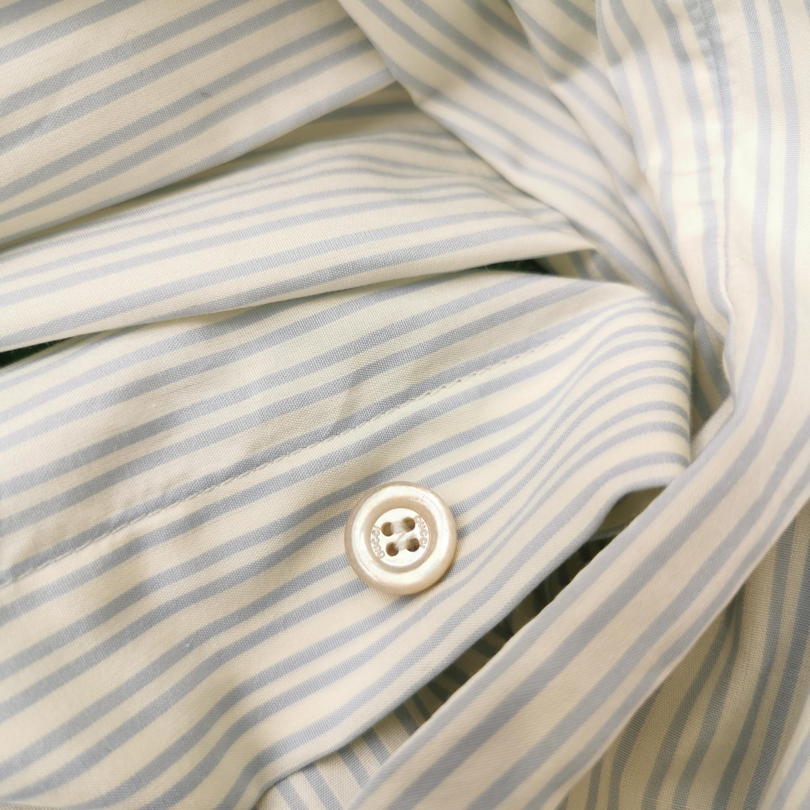 Gucci Gucci Floral Stripe Ruffle Blouse IT 40 Size S / US 4 / IT 40 - 3 Thumbnail
