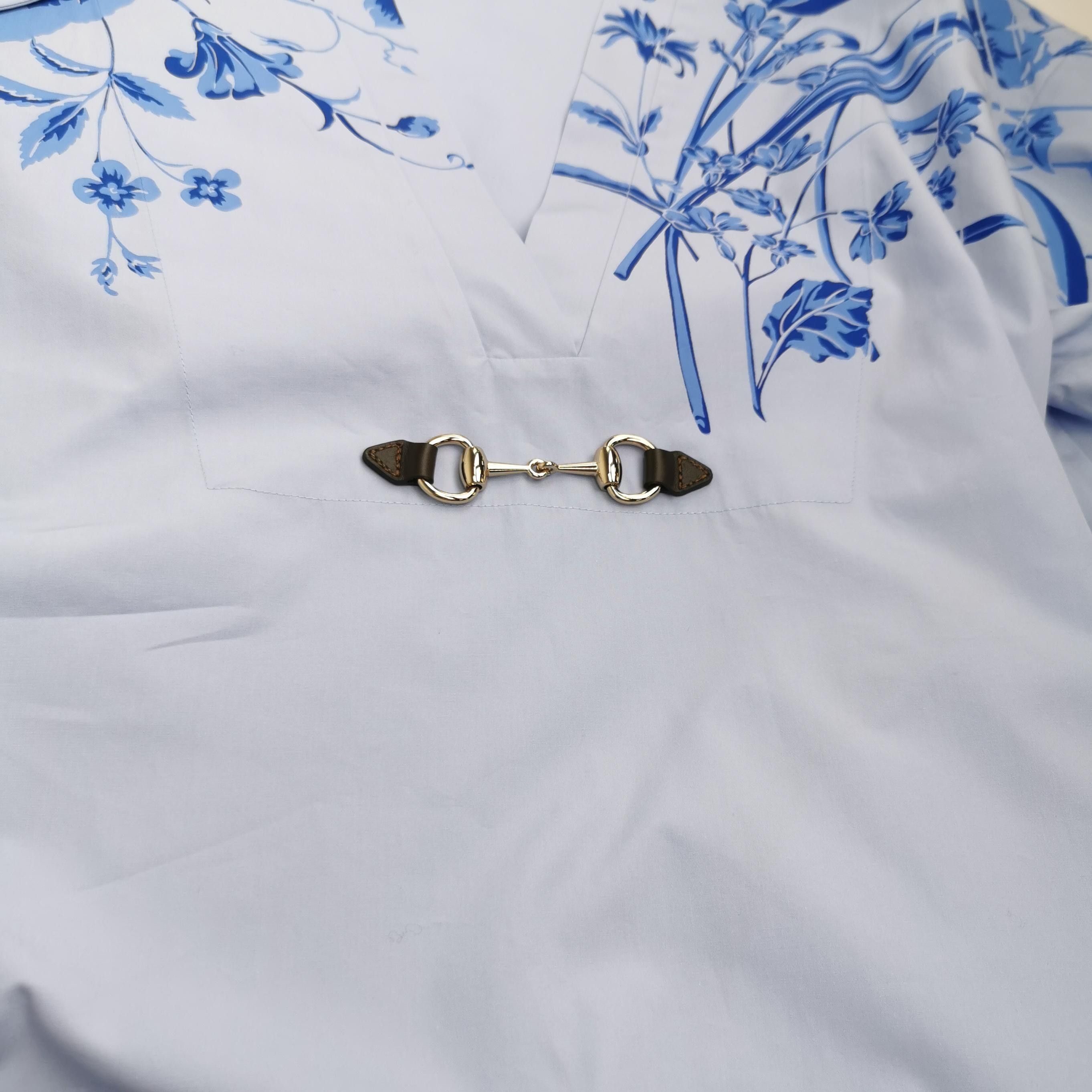 Gucci Gucci Floral Horsebit Blouse Size 38 Size XS / US 0-2 / IT 36-38 - 3 Thumbnail