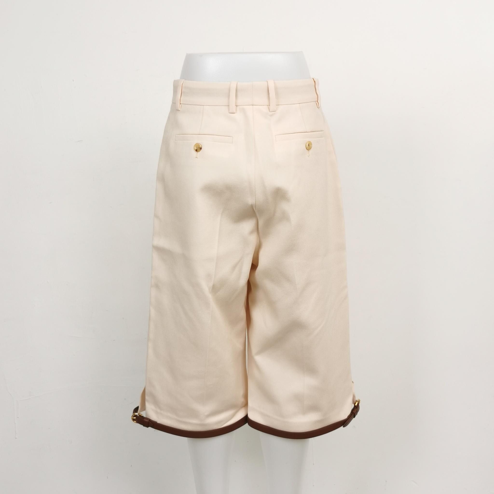 Gucci Gucci Mohair Wool Contrast Hem Shorts Size 40 Size 27" / US 4 / IT 40 - 2 Thumbnail