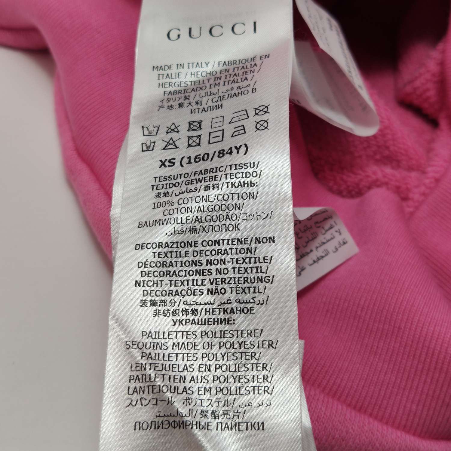 Gucci Gucci Apple Logo Hoodie Size XS Size US XS / EU 42 / 0 - 7 Thumbnail