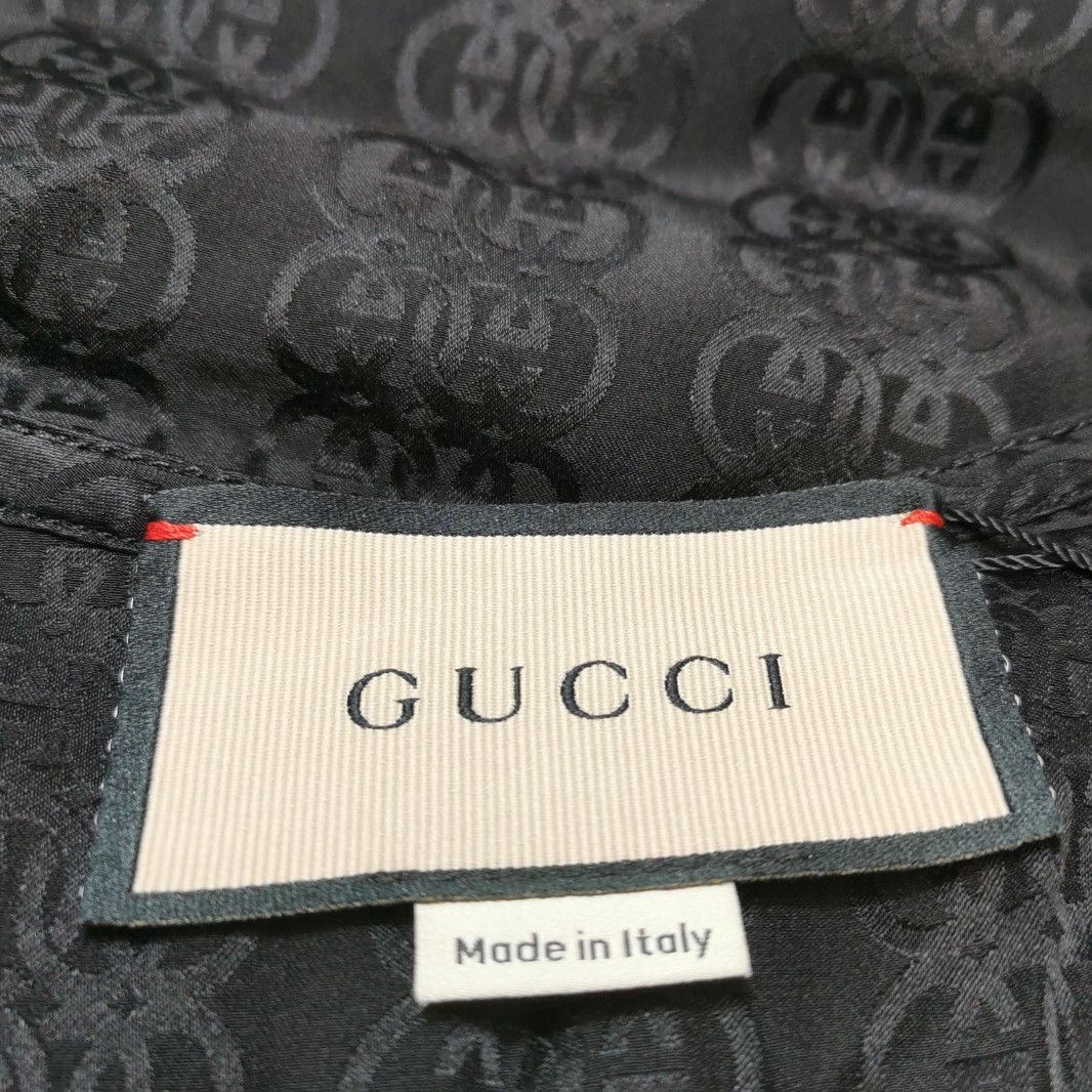 Gucci Gucci Monogram Silk Tank Top Size L Size US L / EU 52-54 / 3 - 6 Thumbnail