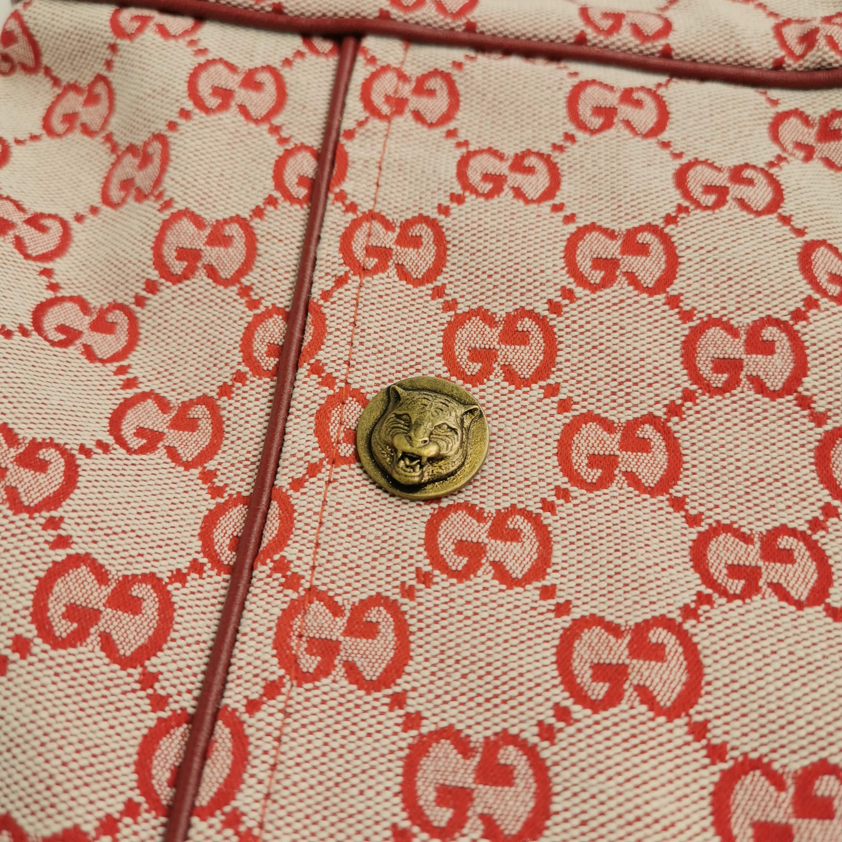 Gucci Gucci GG Monogram Mini Skirt Size 40 Size 27" / US 4 / IT 40 - 3 Thumbnail