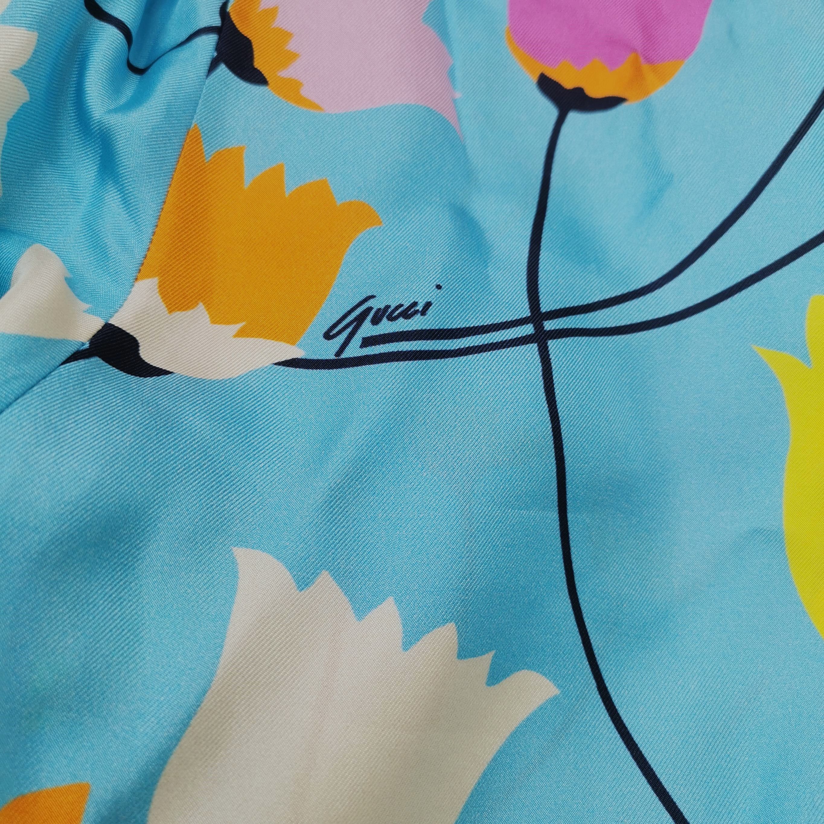 Gucci Gucci Floral Silk Shorts Size 36 Size 25" / US 0 / IT 36 - 3 Thumbnail