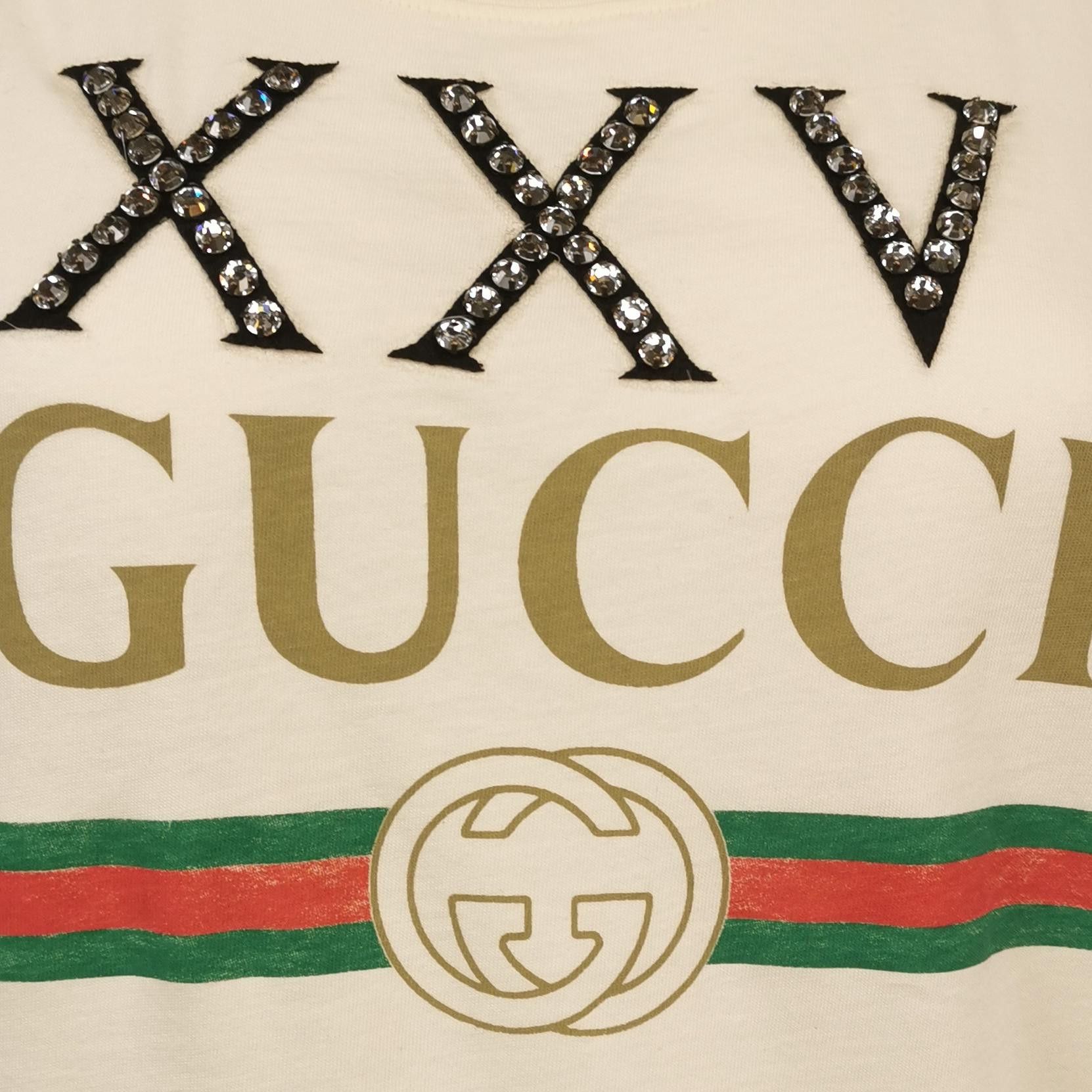 Gucci Gucci XXV Logo Short Sleeve T-Shirt Size S Size US S / EU 44-46 / 1 - 3 Thumbnail