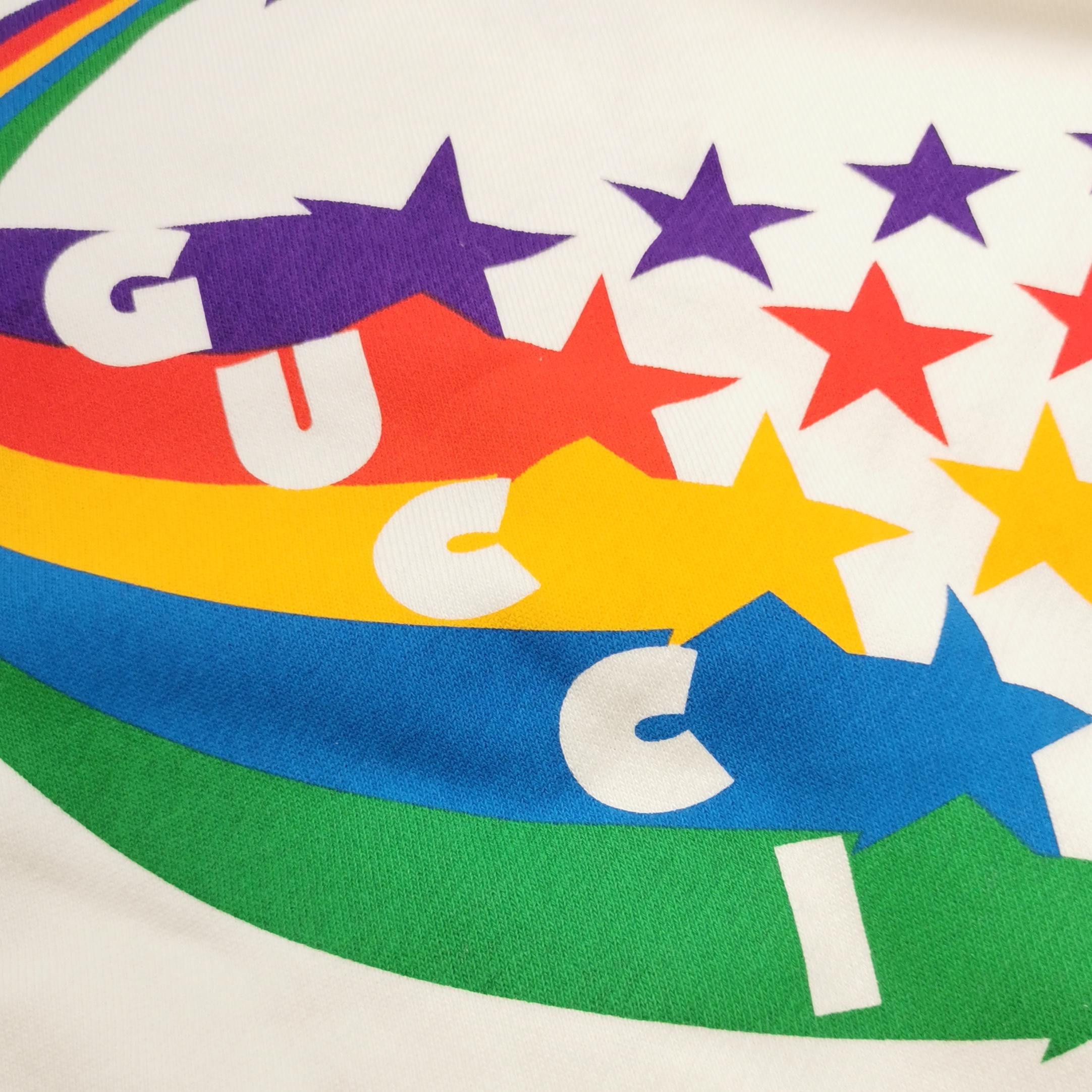 Gucci Gucci Rainbow Star Print Sweatshirt Size S Size US S / EU 44-46 / 1 - 3 Thumbnail