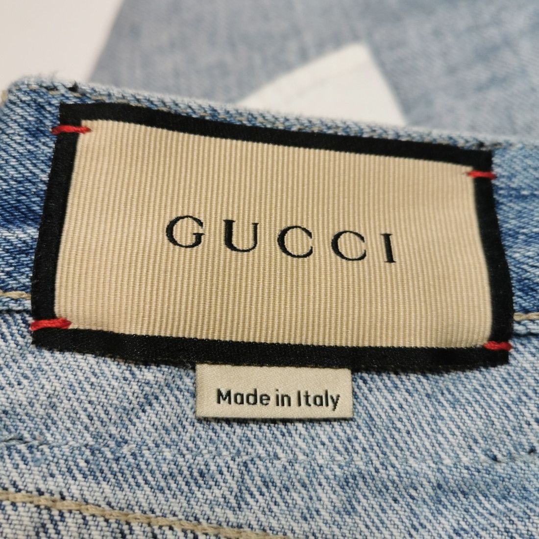 Gucci Gucci Cat Embroidery Denim Shorts Size 24 Size 24" / US 00 / IT 34 - 5 Thumbnail
