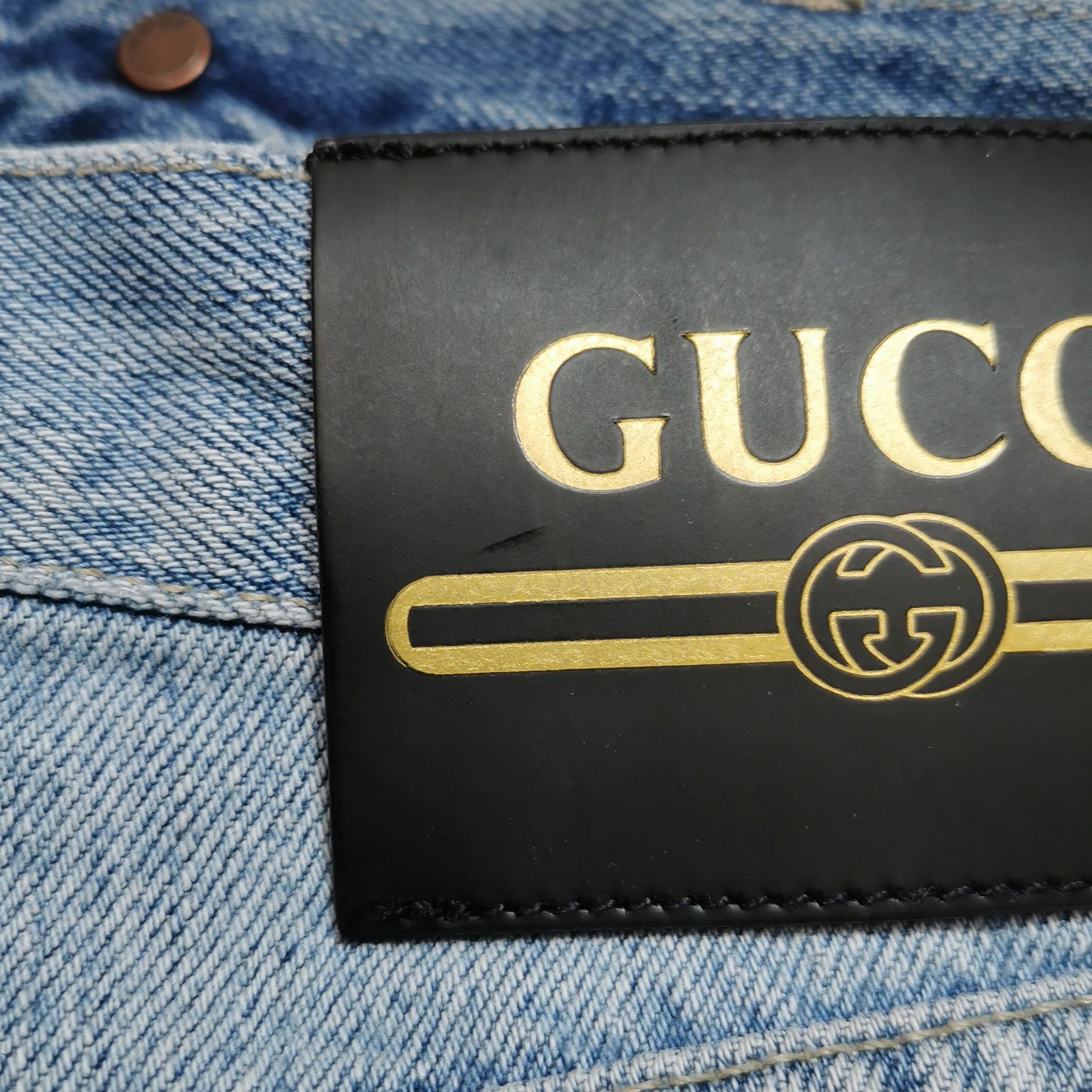Gucci Gucci Cat Embroidery Denim Shorts Size 24 Size 24" / US 00 / IT 34 - 9 Thumbnail