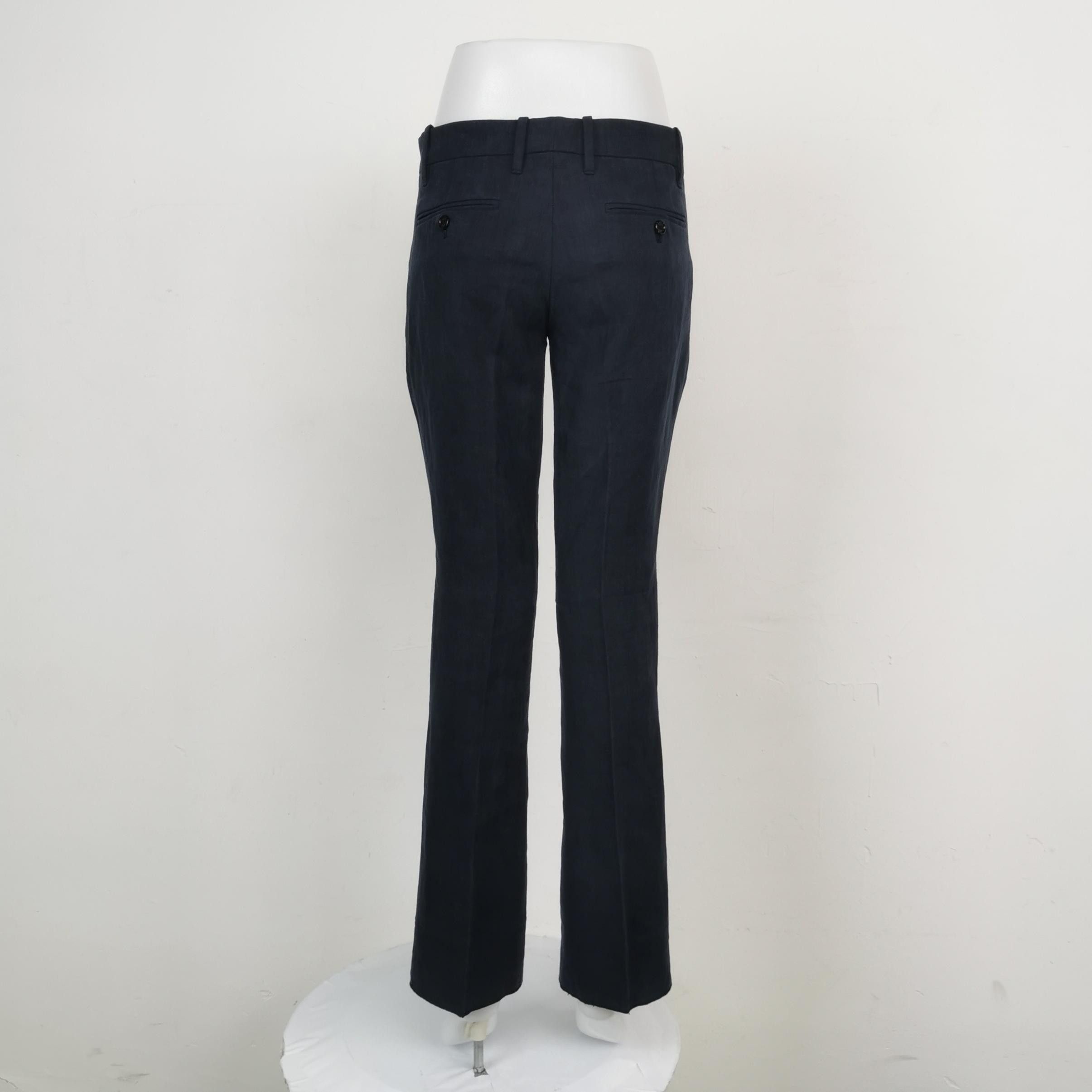 Gucci Gucci Linen Blend Trousers Size 36 Size 25" / US 0 / IT 36 - 2 Thumbnail