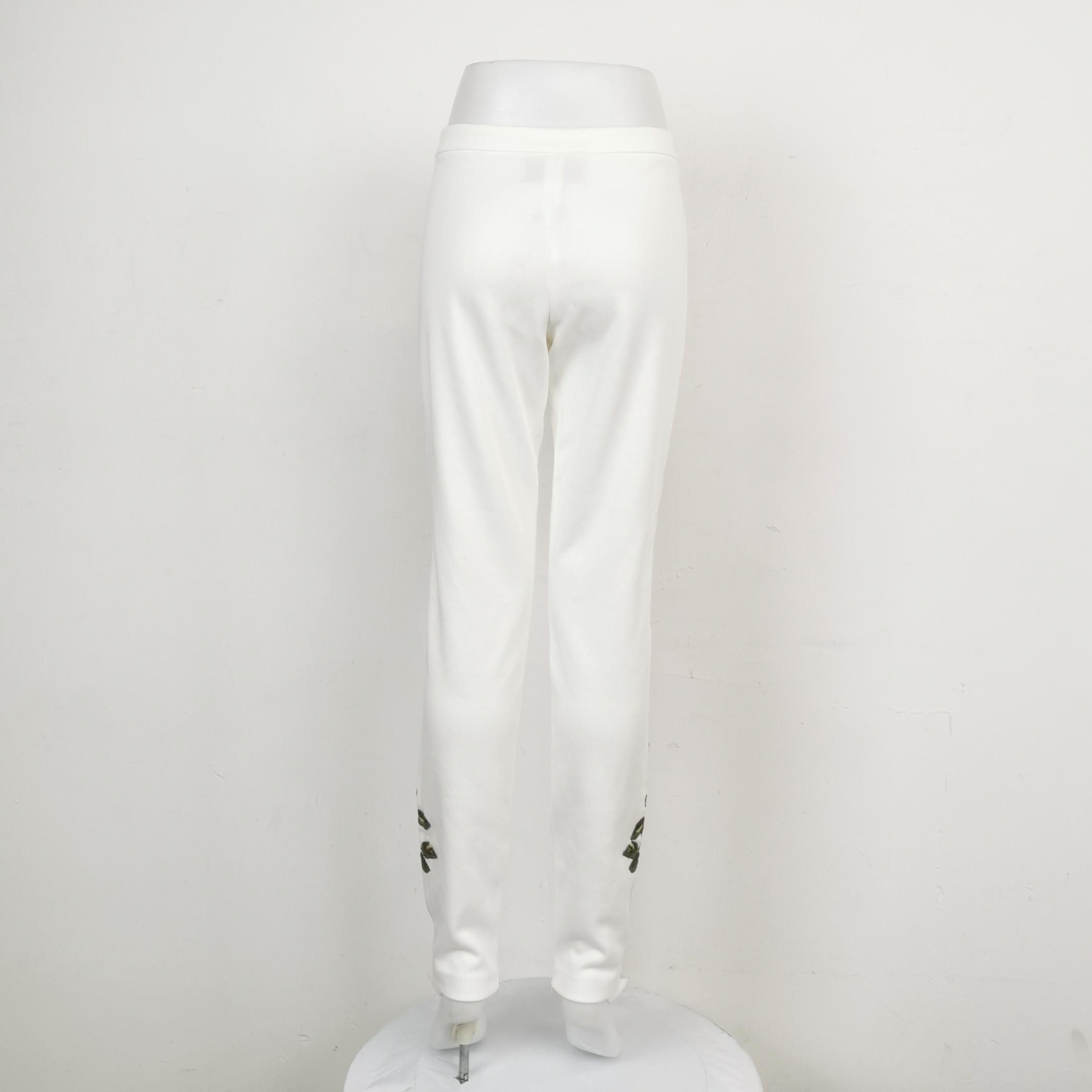 Gucci Gucci Floral Embroidery Casual Pants Size M Size US 32 / EU 48 - 2 Thumbnail