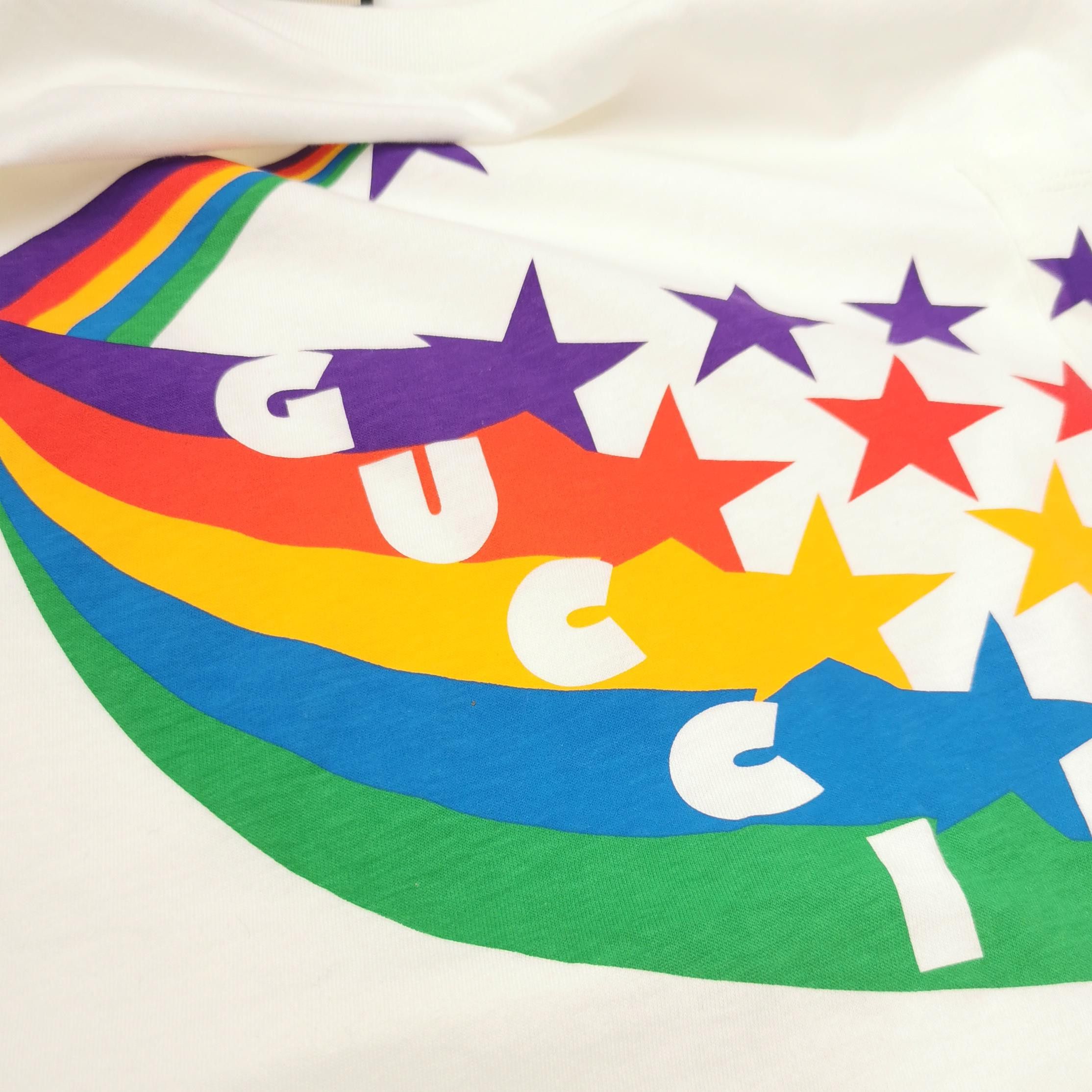 Gucci Gucci Rainbow Star Logo Tank Top Size XS Size XS / US 0-2 / IT 36-38 - 3 Thumbnail