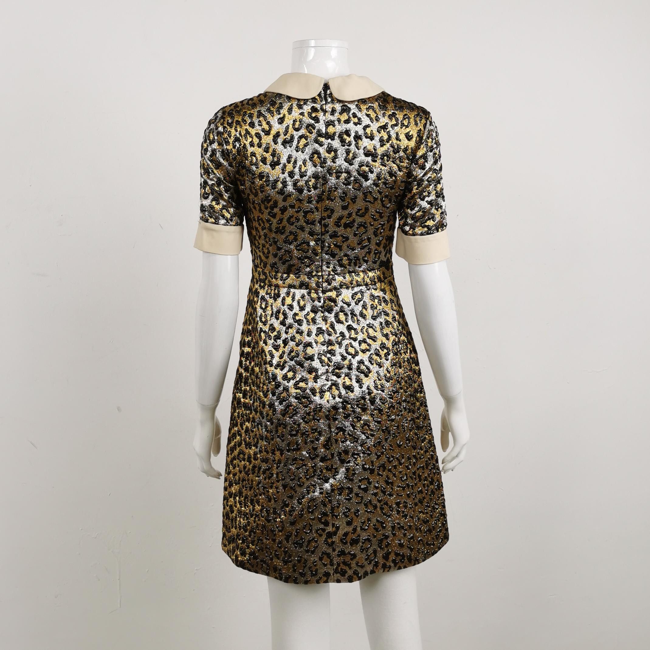 Gucci Gucci Leopard Print Mini Dress Size 38 Size XS / US 0-2 / IT 36-38 - 2 Thumbnail