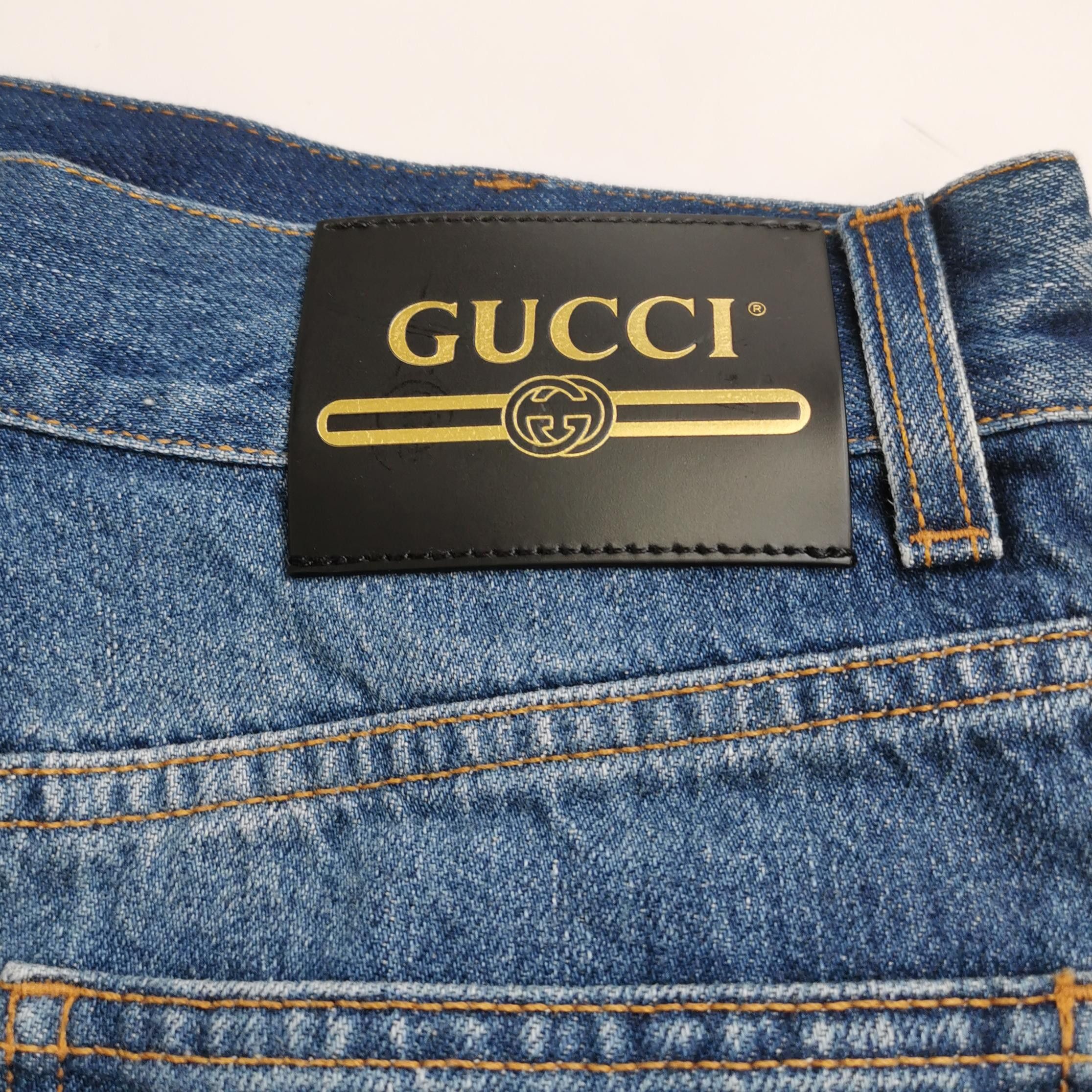 Gucci Gucci x Disney Donald Duck Denim Shorts Size 23 Size 23" - 3 Thumbnail