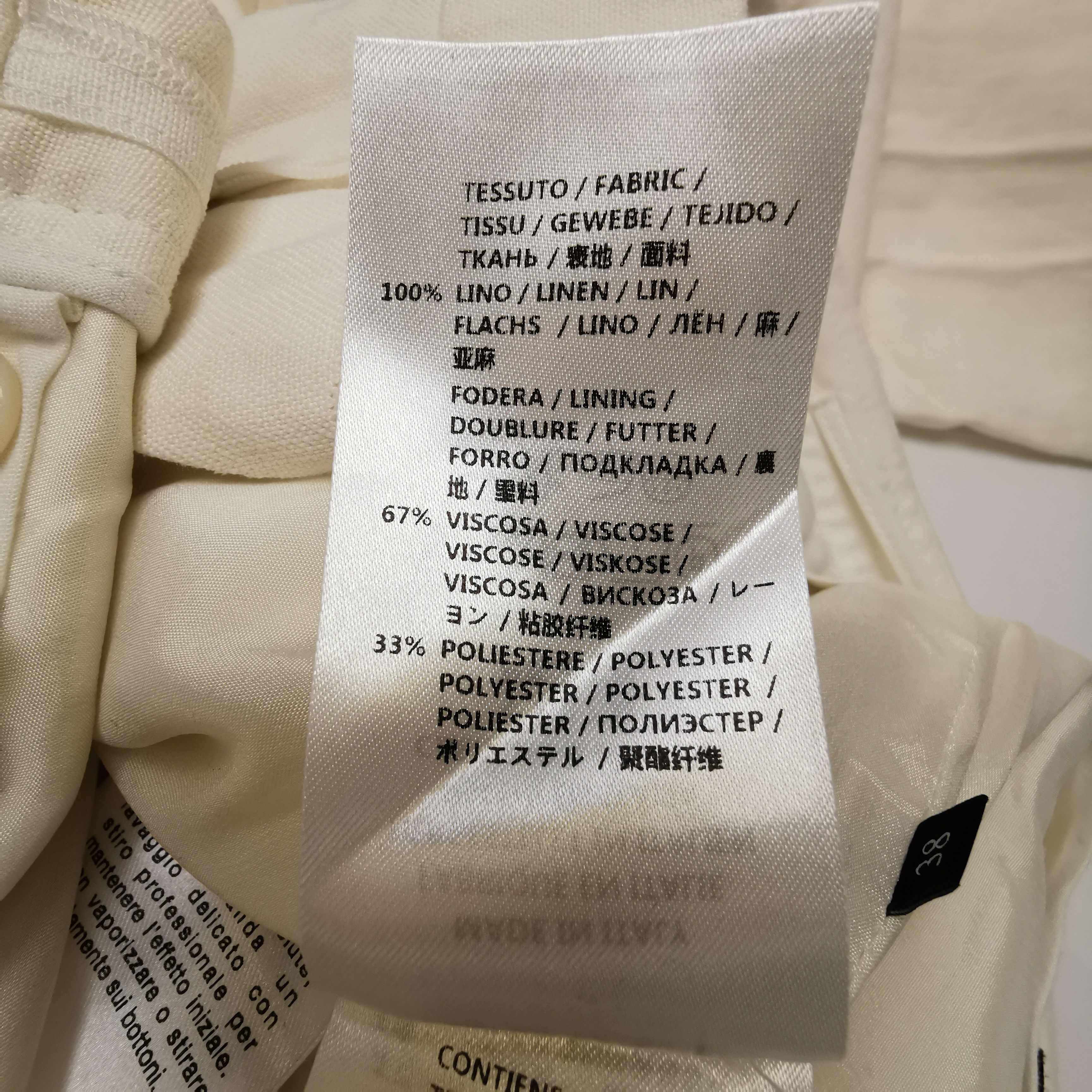 Gucci Gucci Linen Pants Size 38 Size 26" / US 2 / IT 38 - 8 Thumbnail