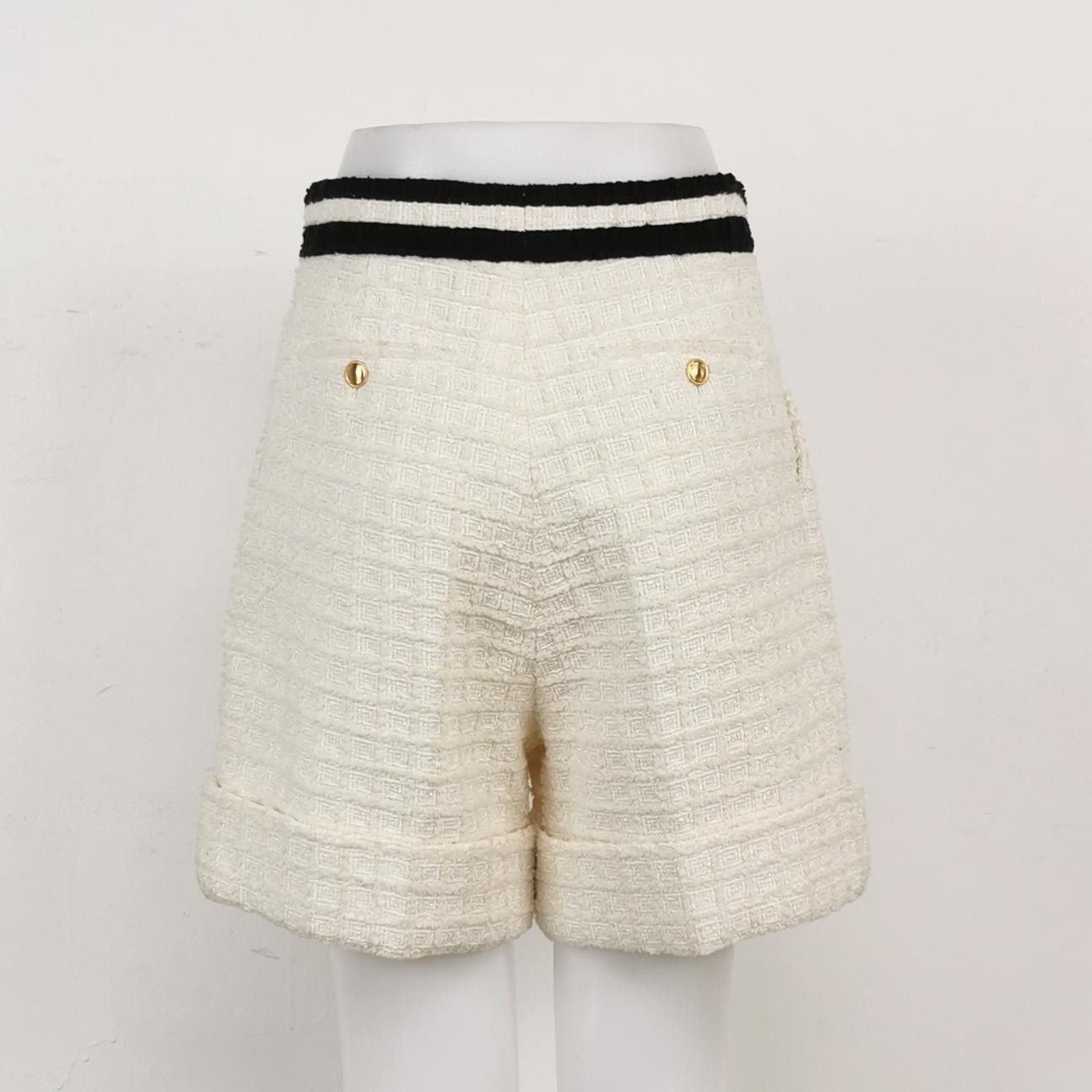 Gucci Gucci Tweed Stripe Shorts Size 36 Size 25" / US 0 / IT 36 - 2 Thumbnail