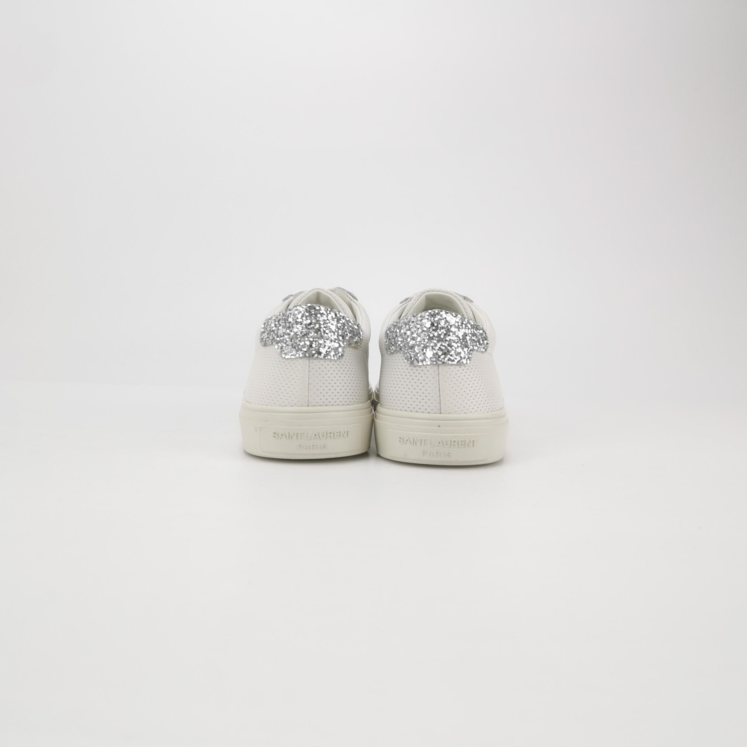 Saint Laurent Paris Saint Laurent Perforated Leather Sneakers Size 35.5 Size US 5.5 / IT 35.5 - 4 Thumbnail