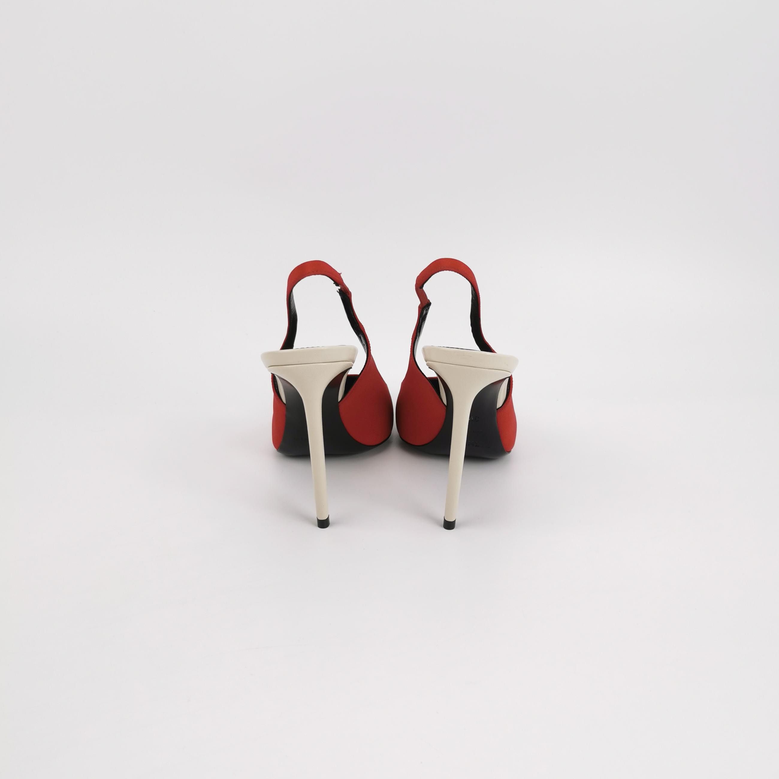 Saint Laurent Paris Saint Laurent Zoe Slingback Pumps Size 36.5 Size US 6.5 / IT 36.5 - 4 Thumbnail