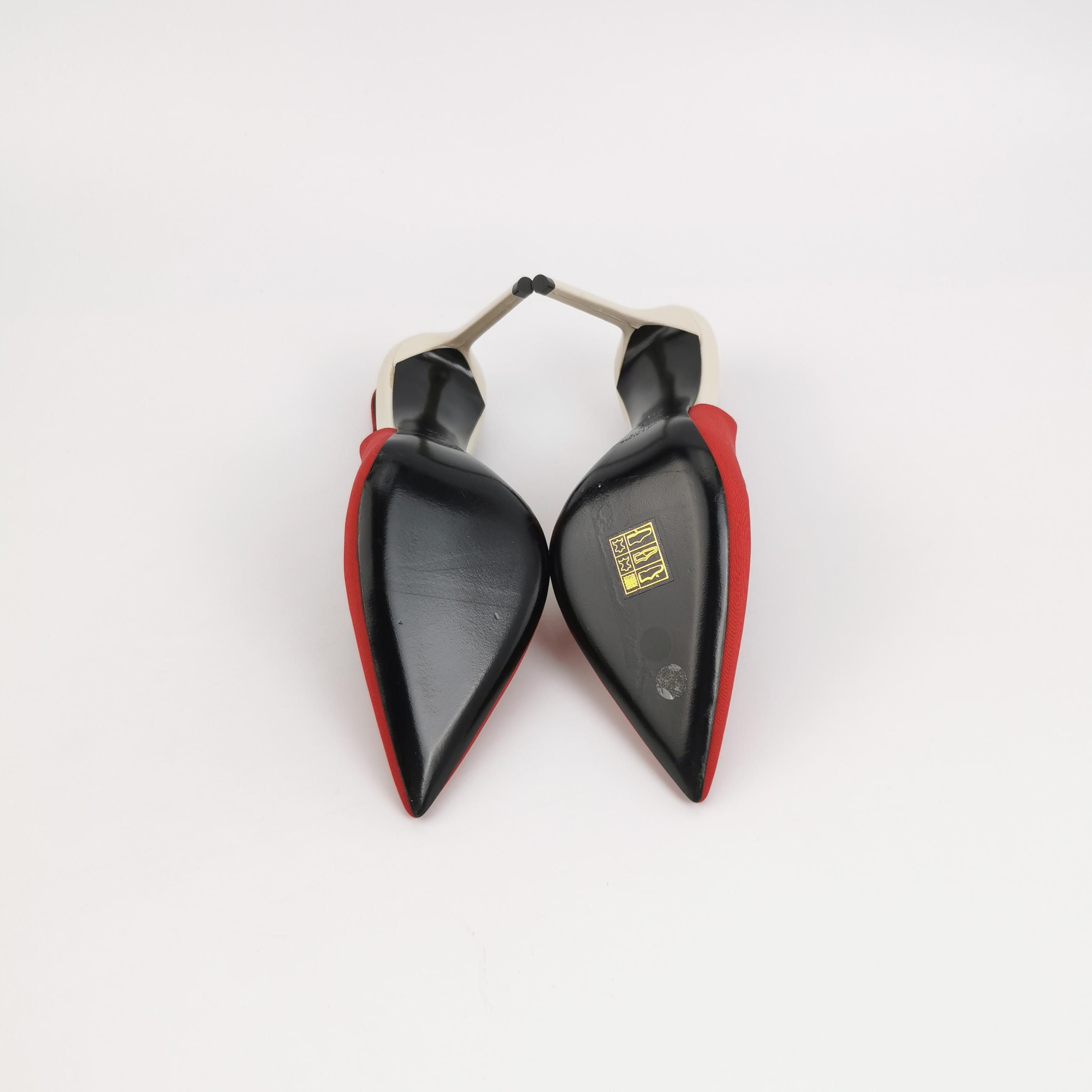 Saint Laurent Paris Saint Laurent Zoe Slingback Pumps Size 36.5 Size US 6.5 / IT 36.5 - 5 Thumbnail