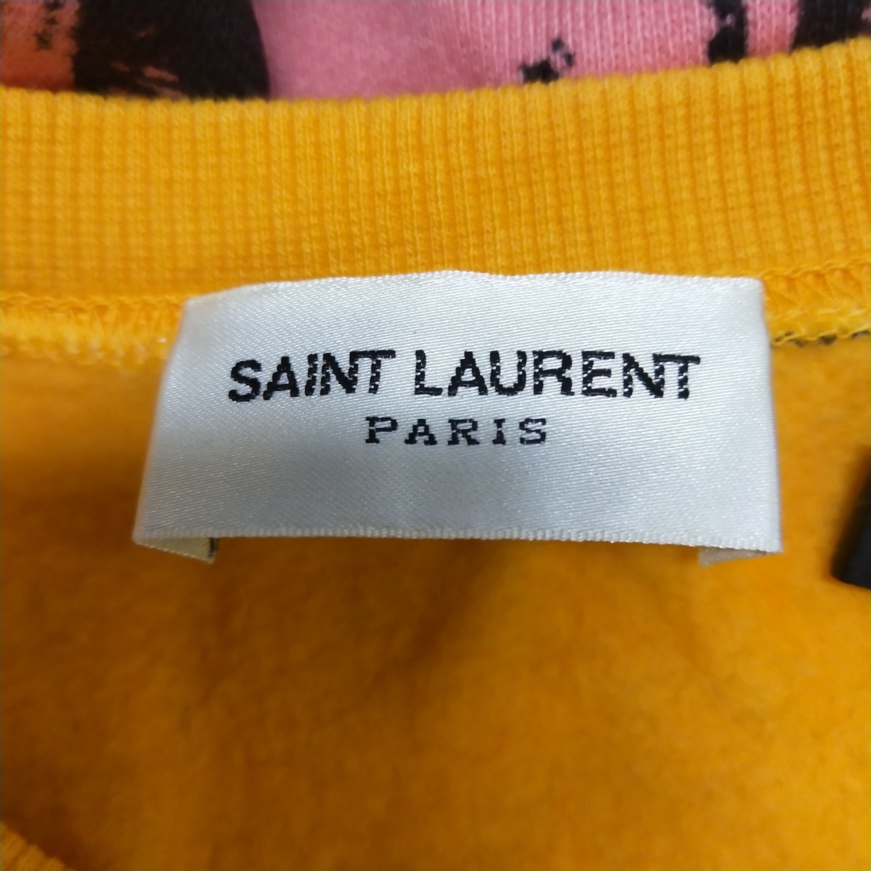 Saint Laurent Paris Saint Laurent Palm Print Sweatshirt Size XS Size US XS / EU 42 / 0 - 6 Thumbnail