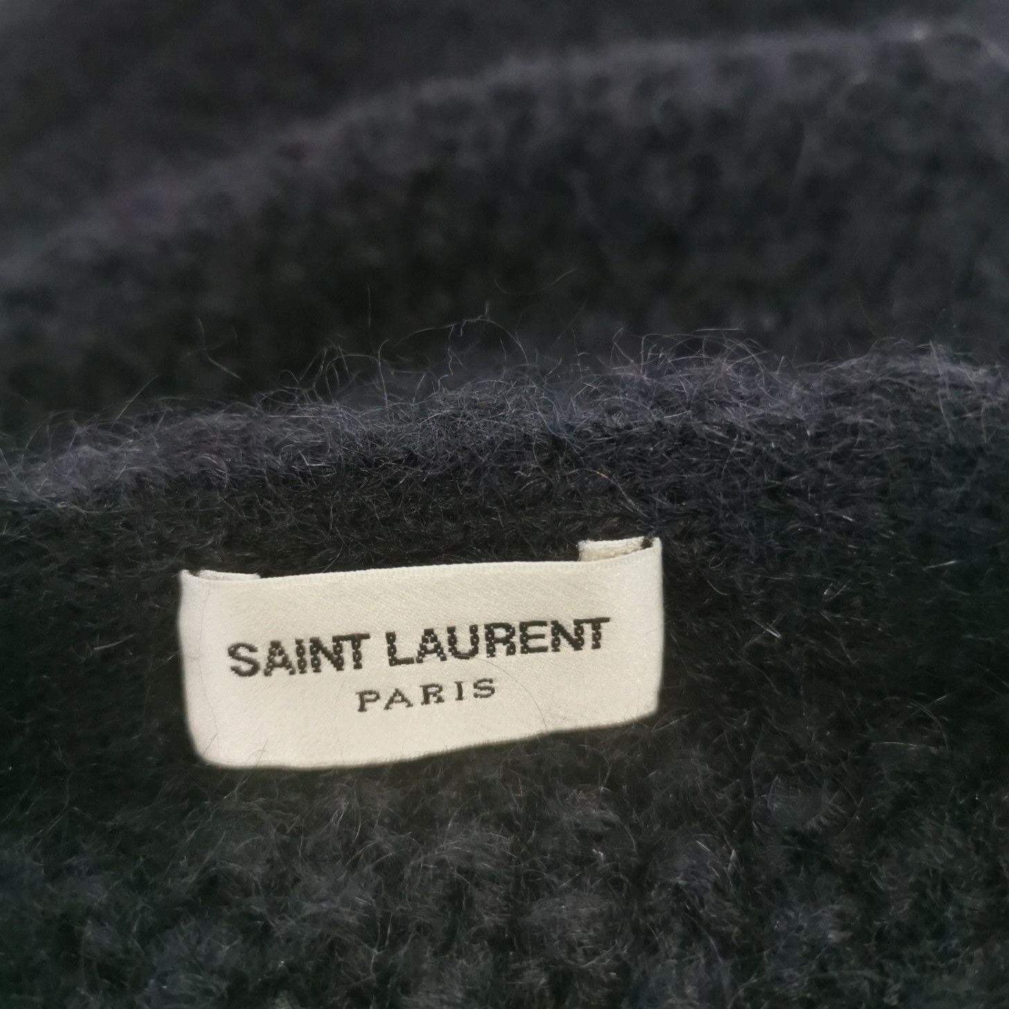 Saint Laurent Paris Saint Laurent Striped Mohair Cardigan Size XS Size XS / US 0-2 / IT 36-38 - 4 Thumbnail