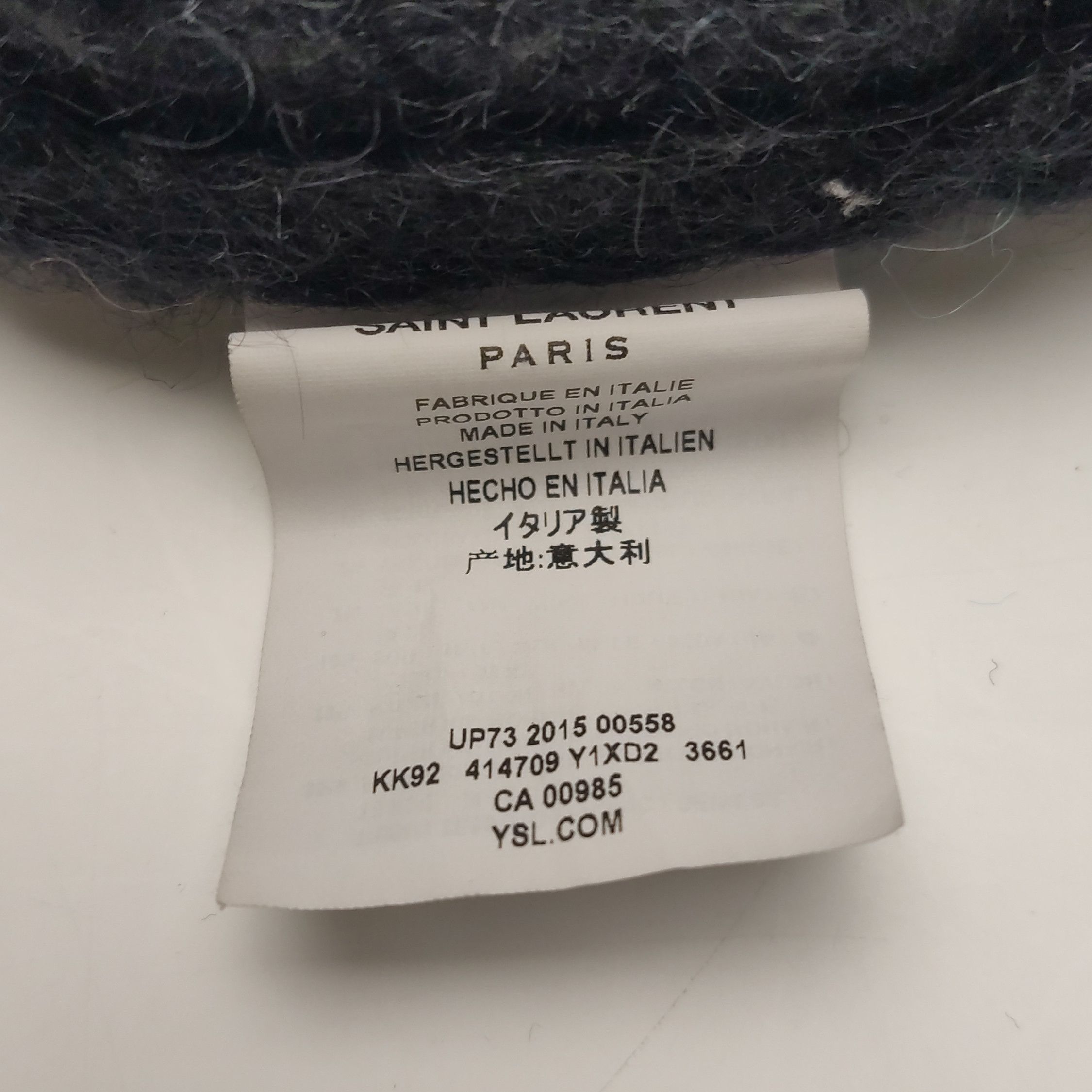 Saint Laurent Paris Saint Laurent Striped Mohair Cardigan Size XS Size XS / US 0-2 / IT 36-38 - 7 Thumbnail