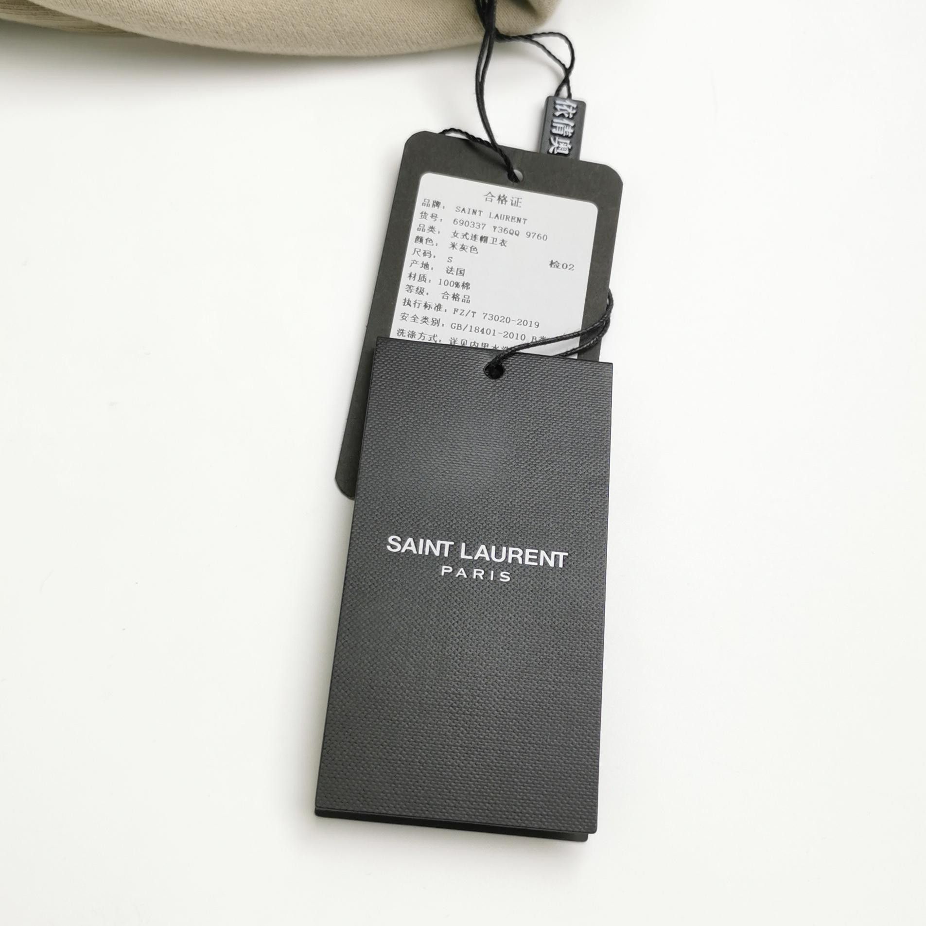 Saint Laurent Paris Saint Laurent Multi-Color Logo Hoodie Size S Size S / US 4 / IT 40 - 4 Thumbnail
