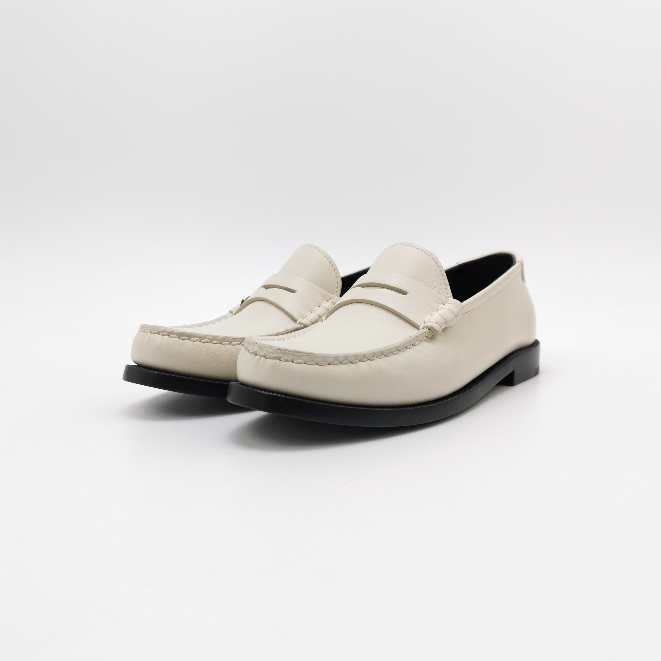 Saint Laurent Paris Saint Laurent YSL Logo Leather Loafers Size 36 Size US 6 / IT 36 - 2 Thumbnail