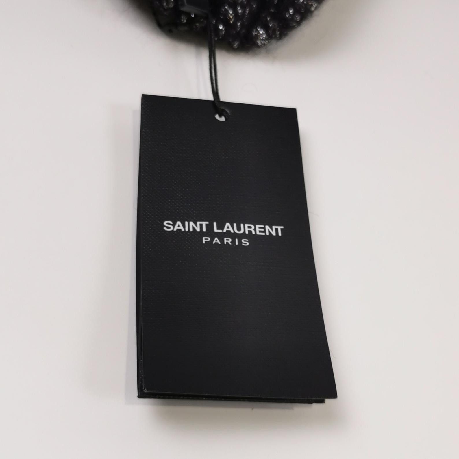 Saint Laurent Paris Saint Laurent Metallic Mohair Blend Sweater Size XS Size XS / US 0-2 / IT 36-38 - 4 Thumbnail