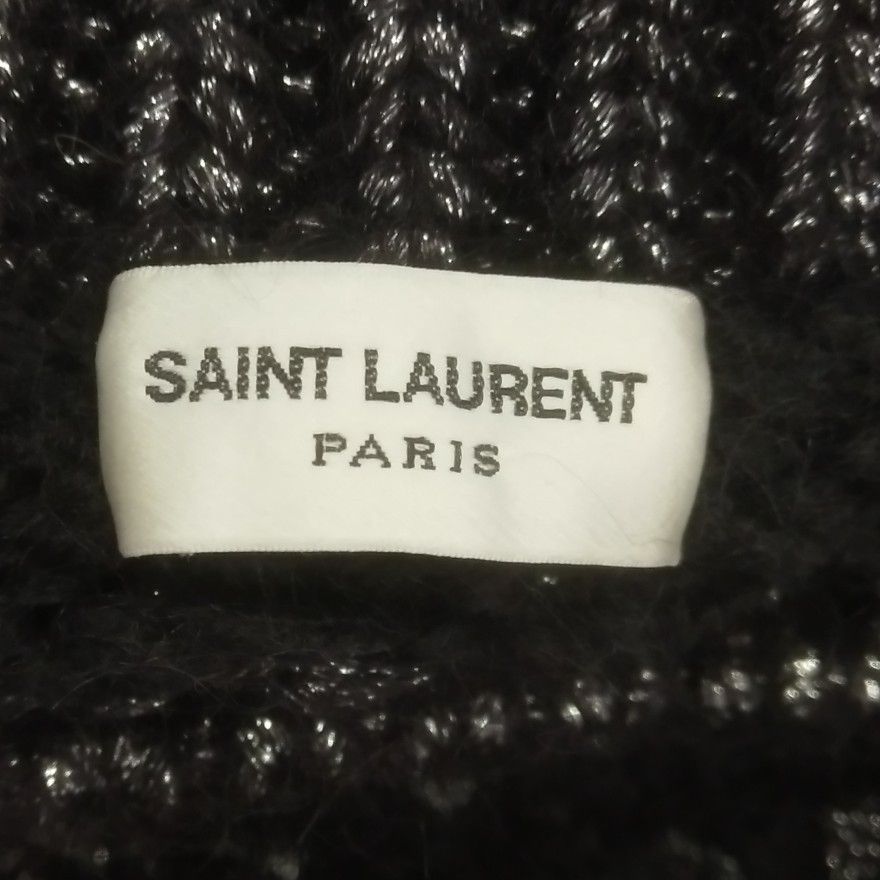 Saint Laurent Paris Saint Laurent Metallic Mohair Blend Sweater Size XS Size XS / US 0-2 / IT 36-38 - 5 Thumbnail