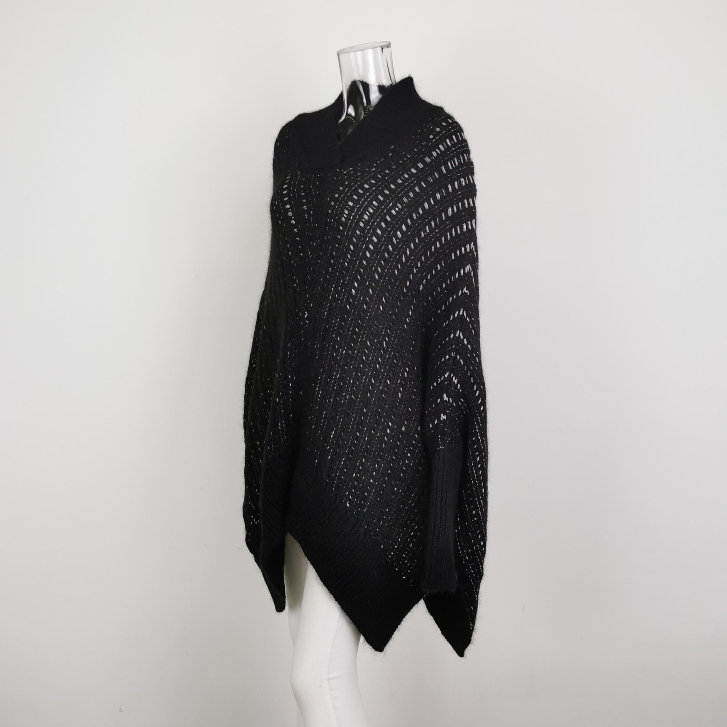 Saint Laurent Paris Saint Laurent Alpaca Blend Poncho Sweater Size S Size S / US 4 / IT 40 - 2 Thumbnail