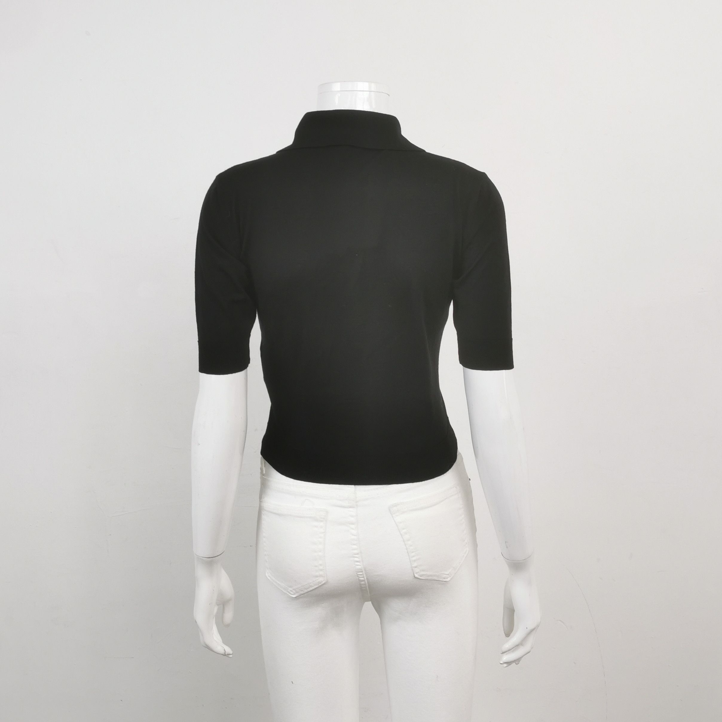 Saint Laurent Paris Saint Laurent Wool Polo Shirt S Size S / US 4 / IT 40 - 2 Thumbnail