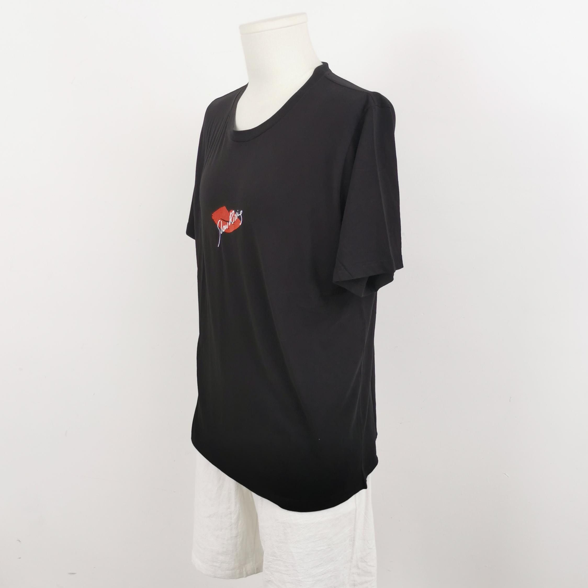 Saint Laurent Paris Saint Laurent Lips Logo T-Shirt Size M Size US M / EU 48-50 / 2 - 2 Thumbnail