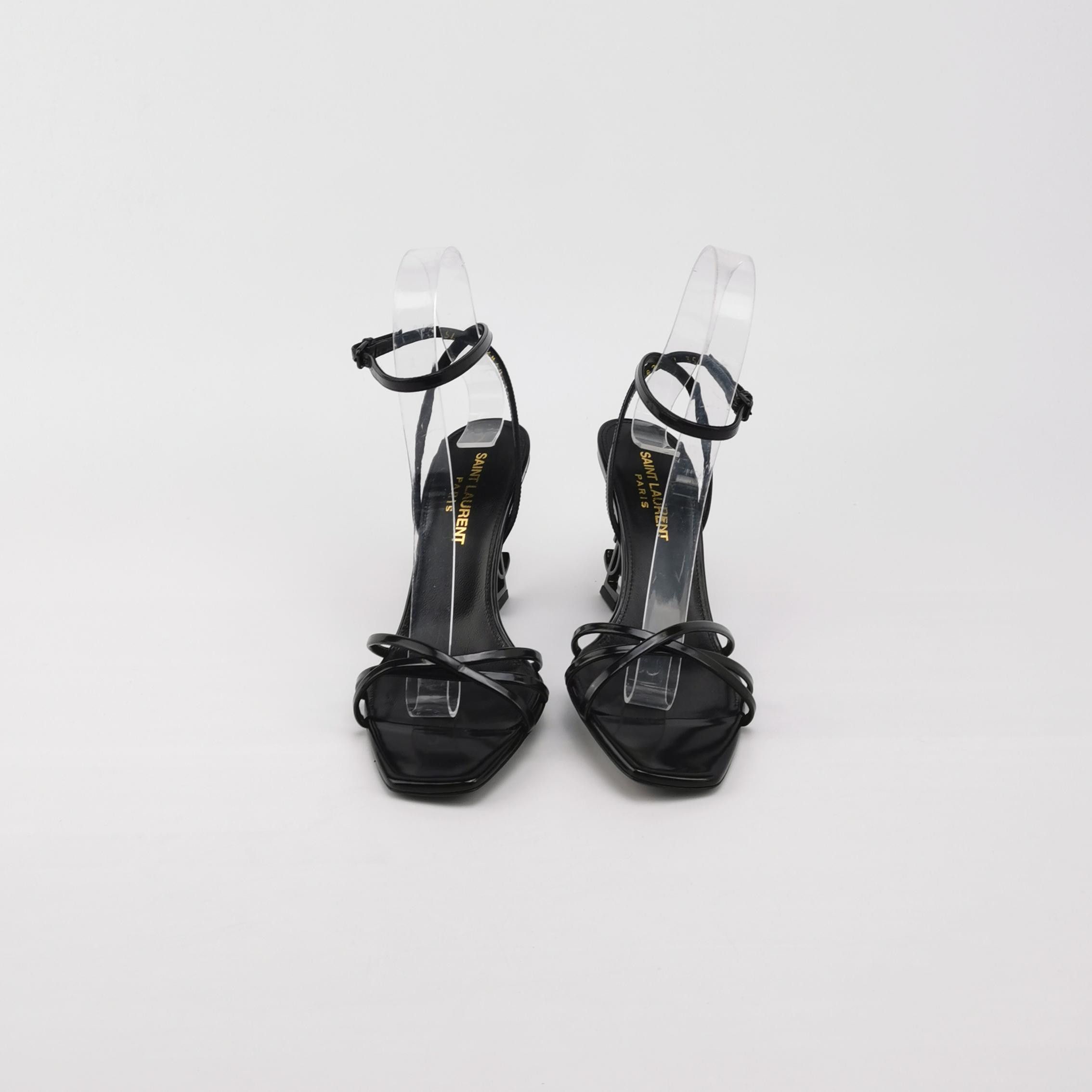 Saint Laurent Paris Saint Laurent Opyum Logo Heel Sandals Size 35 Size US 5 / IT 35 - 3 Thumbnail
