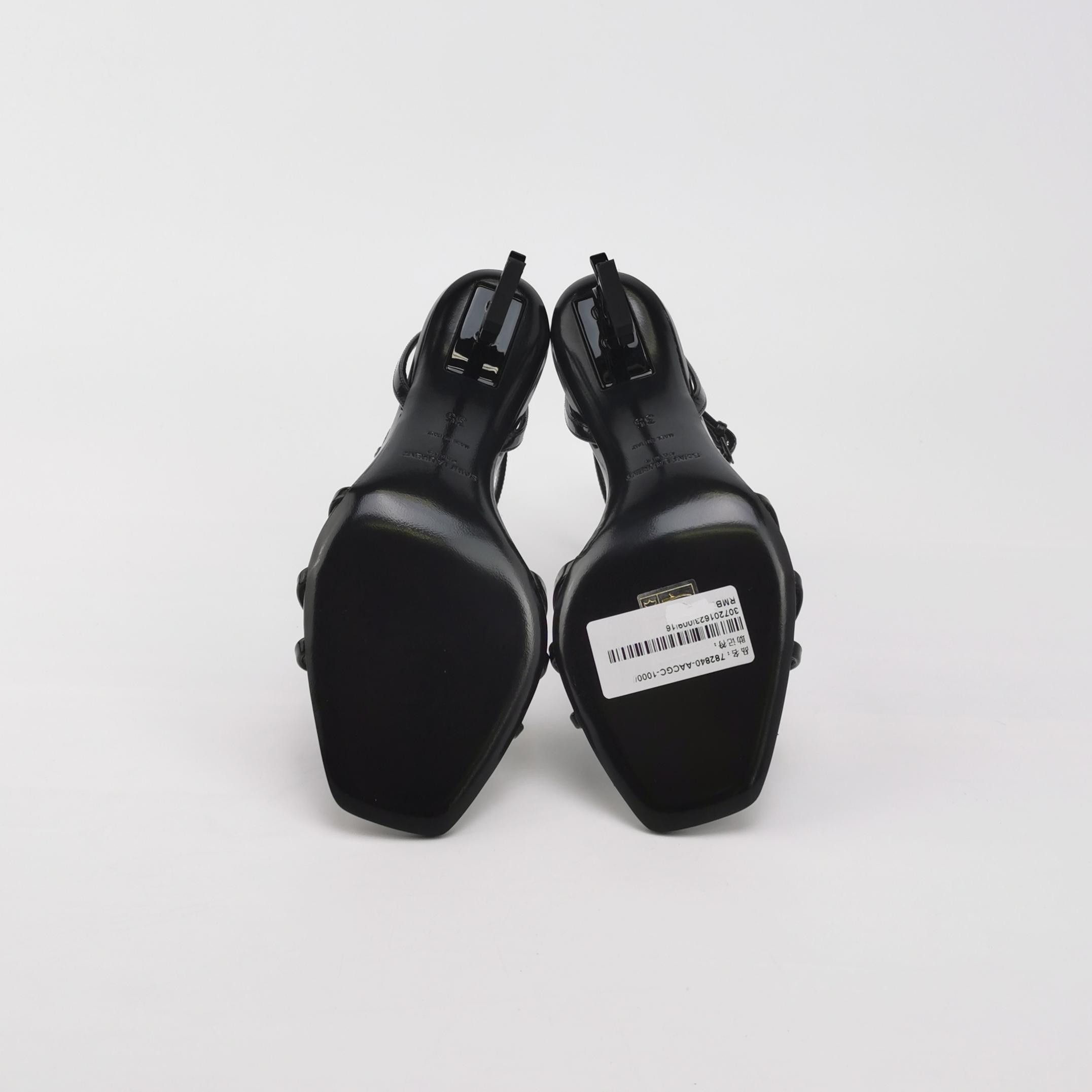 Saint Laurent Paris Saint Laurent Opyum Logo Heel Sandals Size 35 Size US 5 / IT 35 - 5 Thumbnail