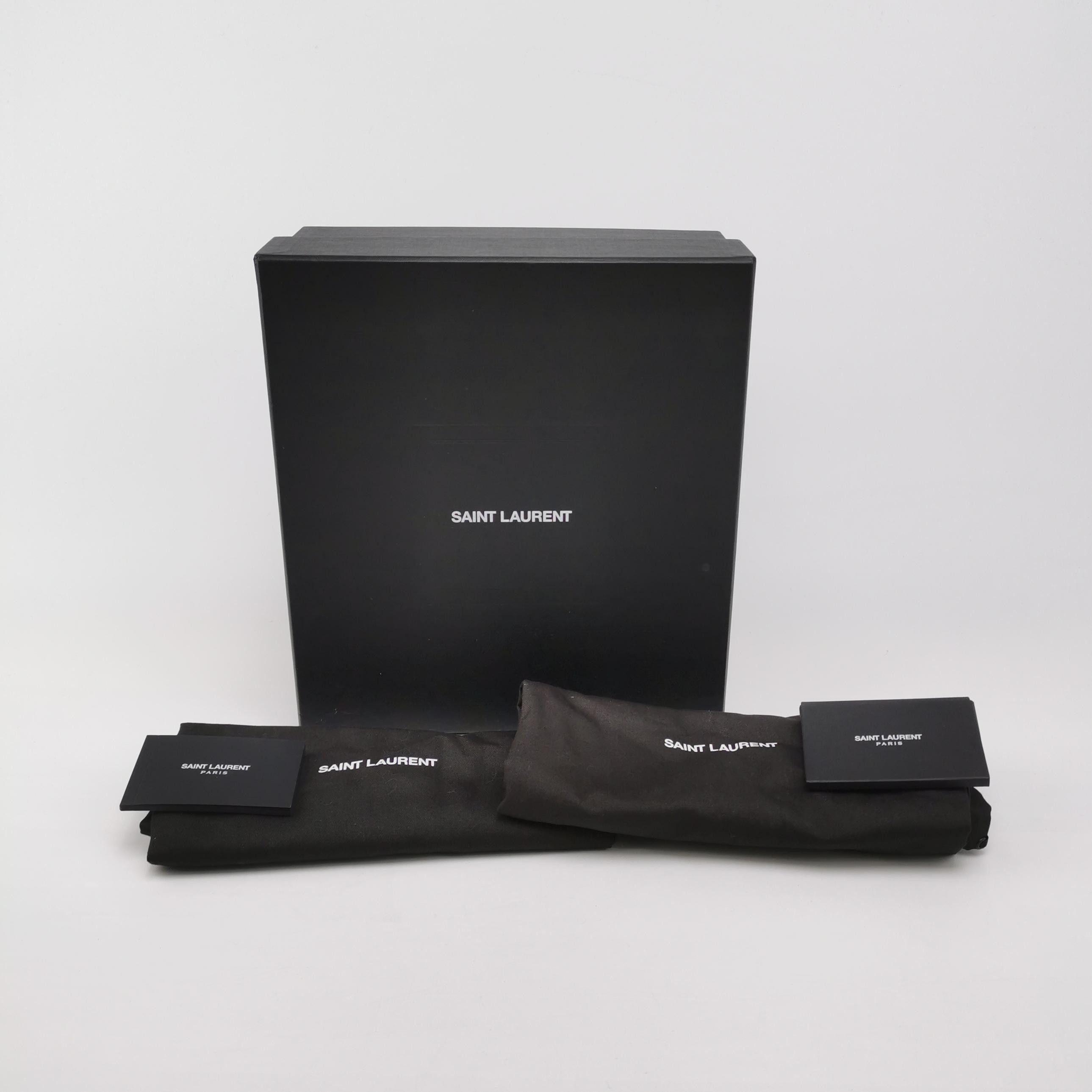 Saint Laurent Paris Saint Laurent Opyum Logo Heel Sandals Size 35 Size US 5 / IT 35 - 6 Thumbnail