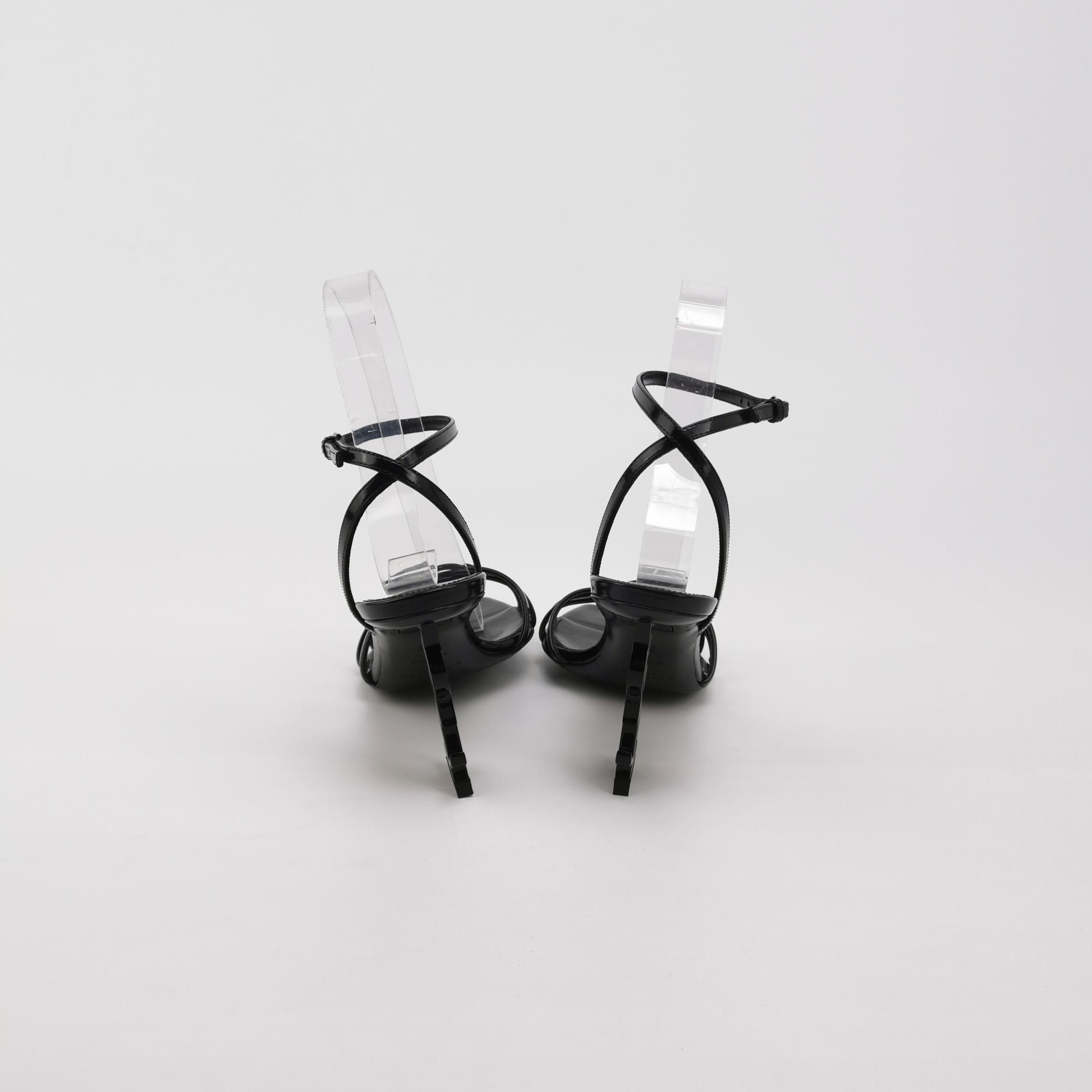 Saint Laurent Paris Saint Laurent Opyum Logo Heel Sandals Size 35 Size US 5 / IT 35 - 4 Thumbnail