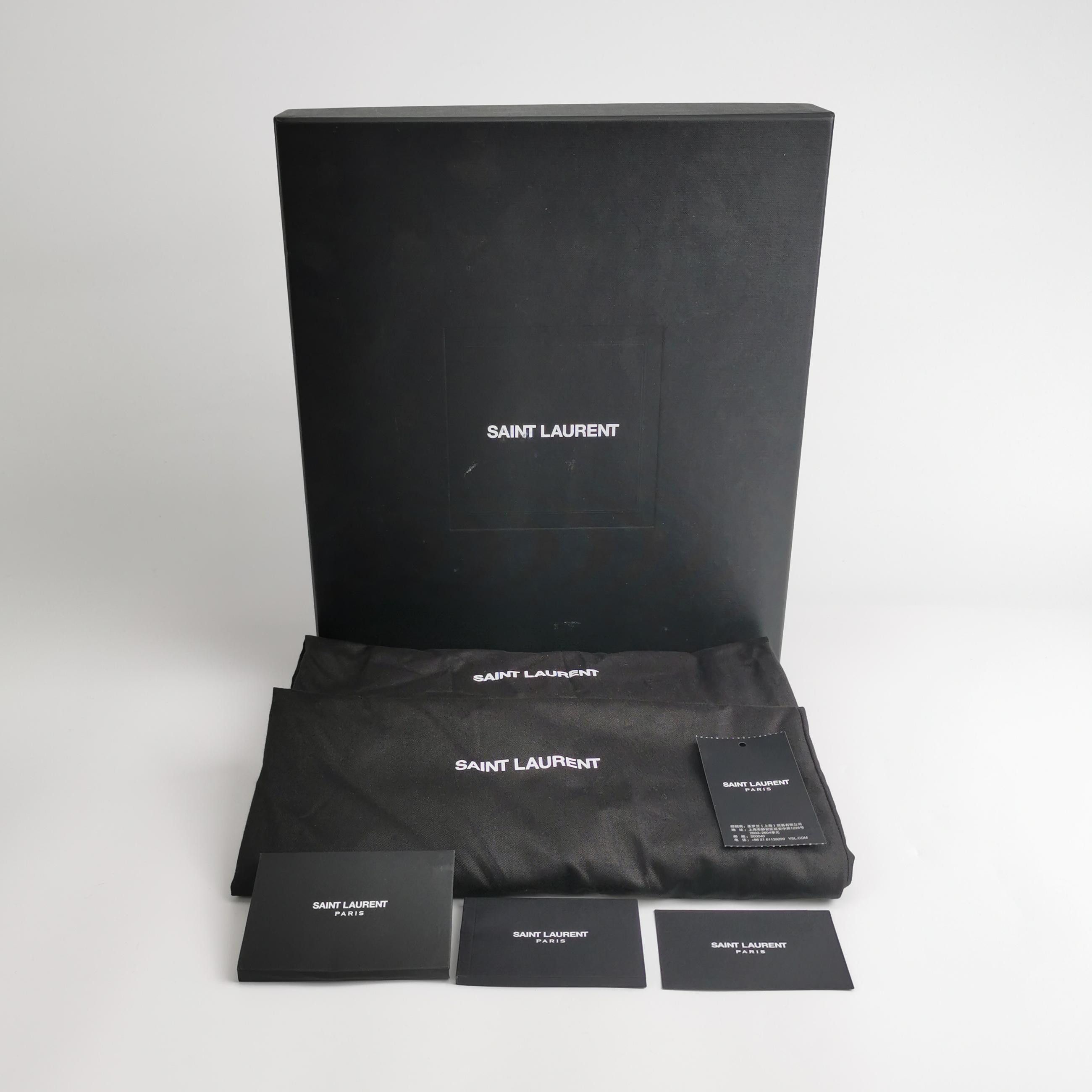 Saint Laurent Paris Saint Laurent YSL Logo Ankle Boots Size 36 Size US 6 / IT 36 - 6 Thumbnail