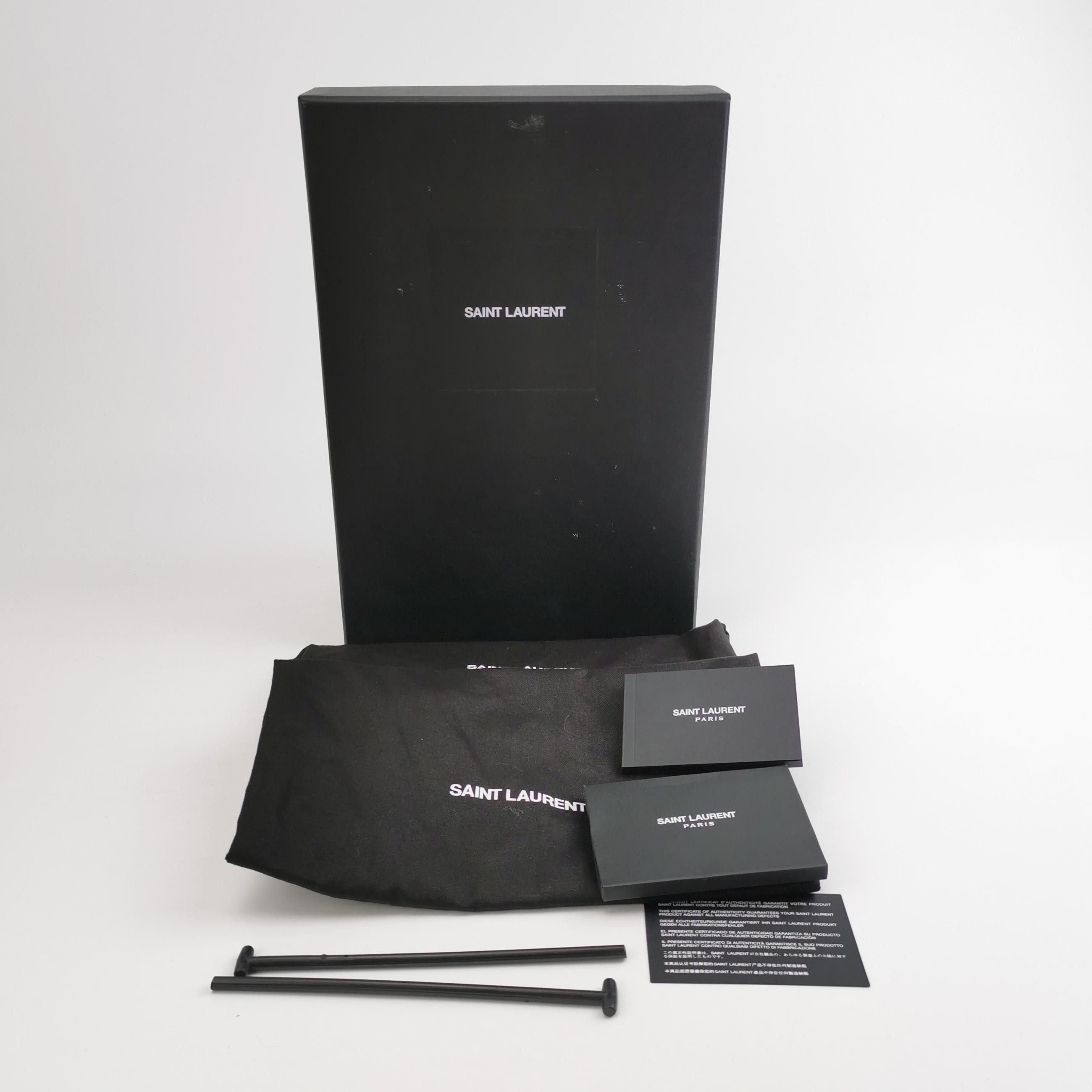 Saint Laurent Paris Saint Laurent Leather Logo Loafers Size 39 Size US 9 / IT 39 - 6 Thumbnail
