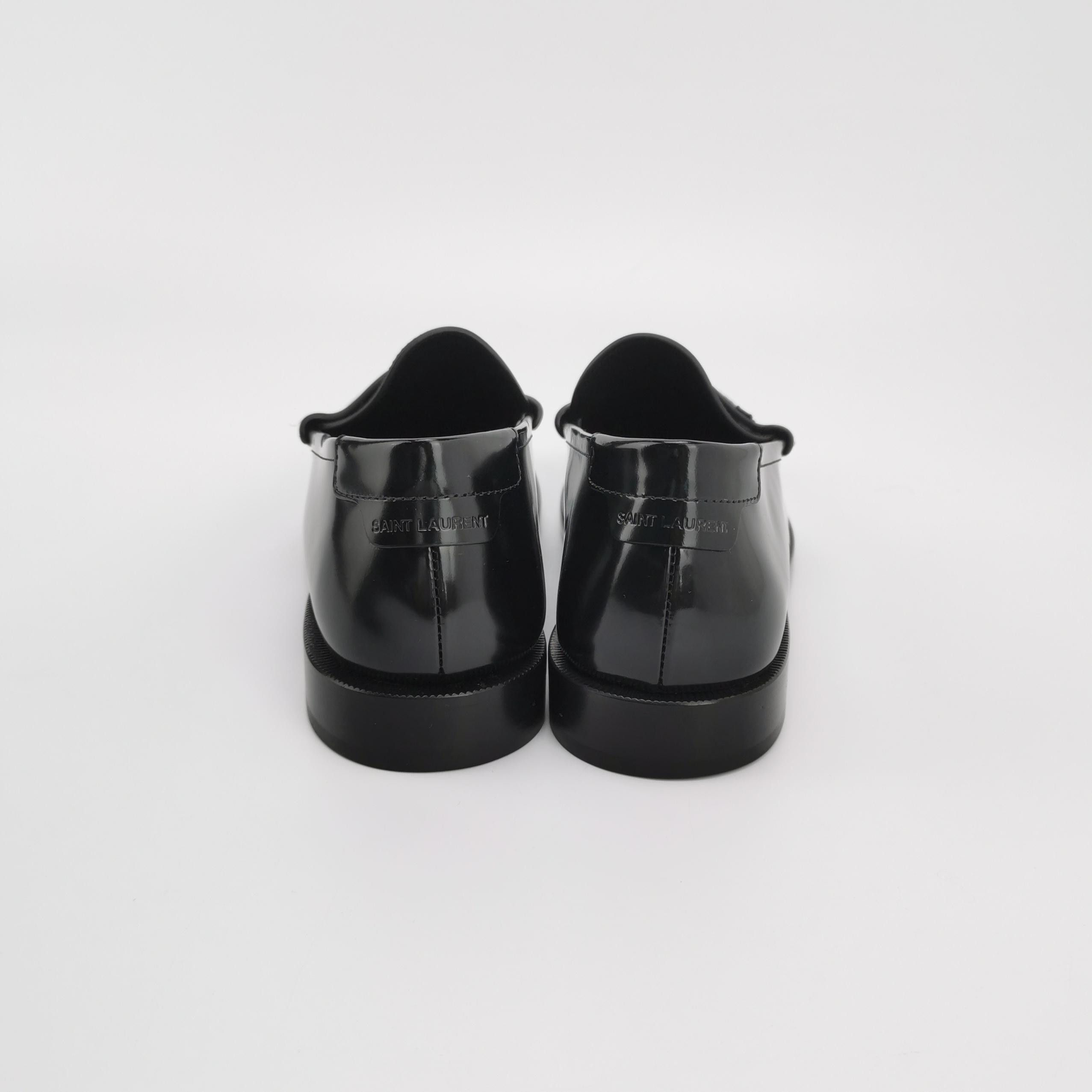 Saint Laurent Paris Saint Laurent Logo Leather Loafers Size 38 Size US 8 / IT 38 - 4 Thumbnail