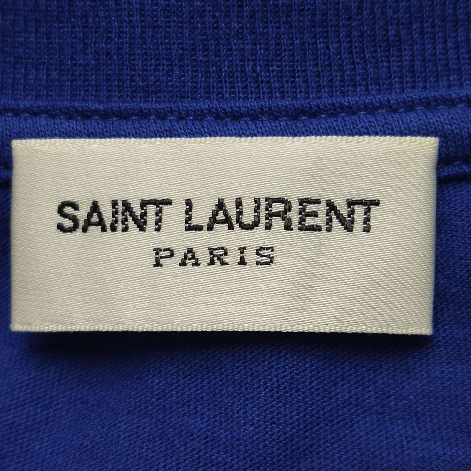 Saint Laurent Paris Saint Laurent Logo Embroidery T-Shirt Size S Size S / US 4 / IT 40 - 5 Thumbnail