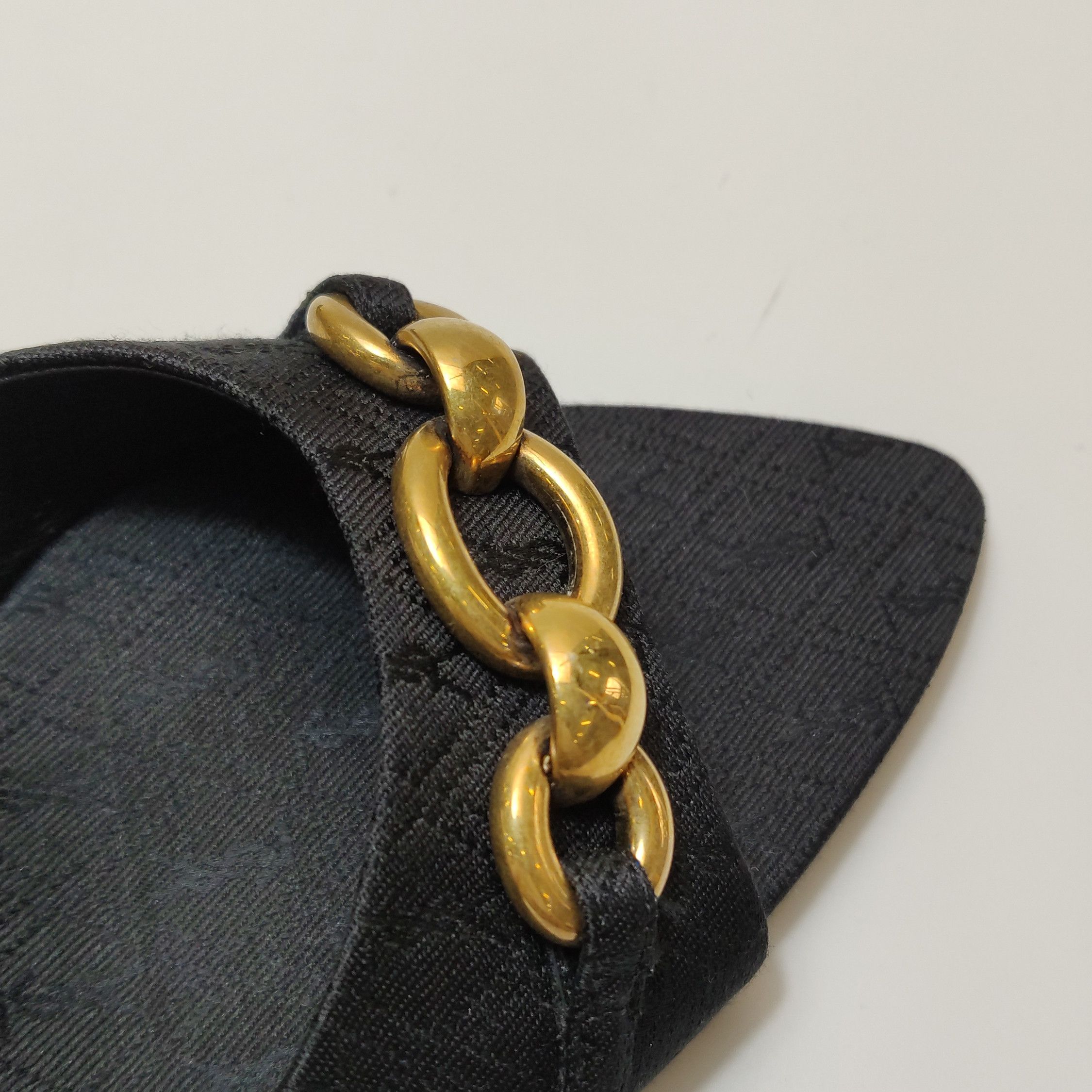 Saint Laurent Paris Saint Laurent Le Maillon Chain Mules Size 38 Size US 8 / IT 38 - 8 Thumbnail
